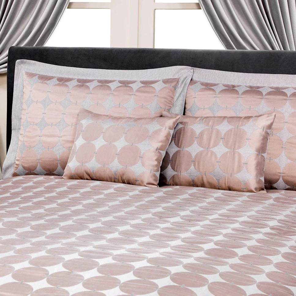 Pillowcase - Orlando | Pale Gray/Brown | Euro