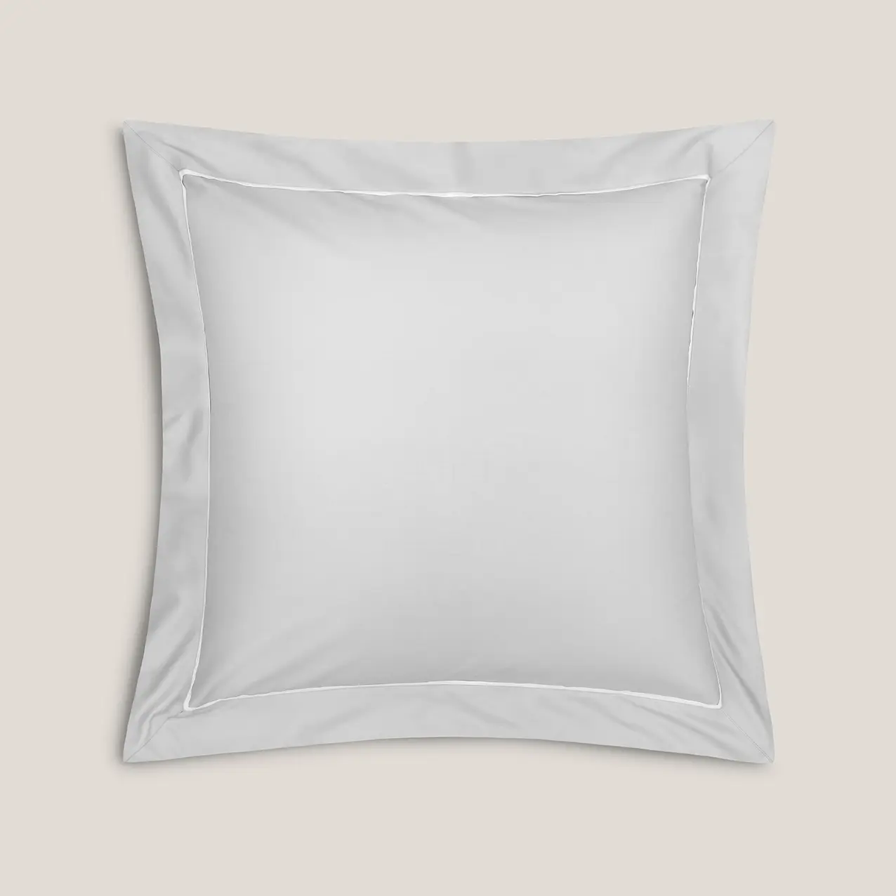 Pillowcase - Plaza | Grey/White | Euro - Image 4