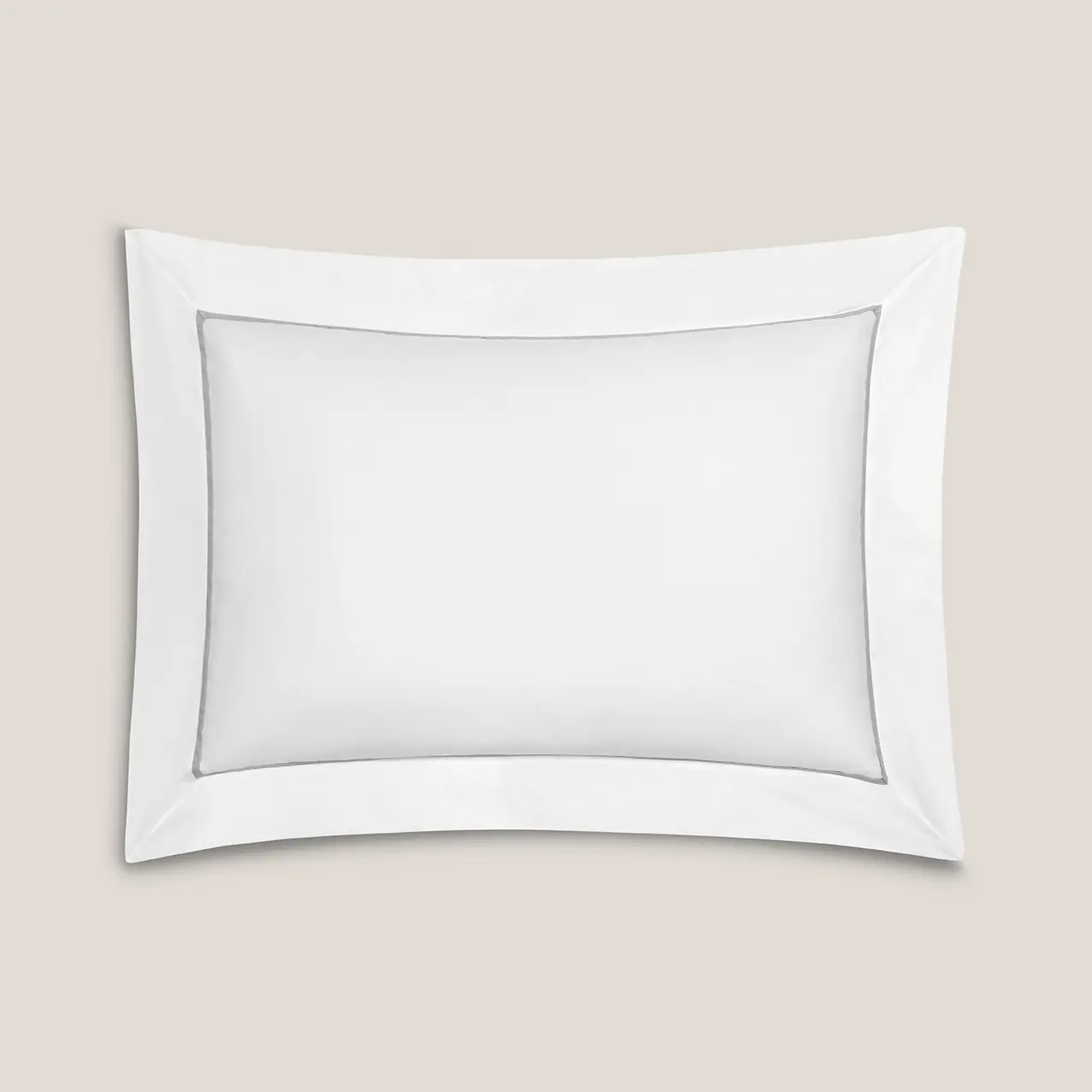 Pillowcase - Plaza | White/Grey | King - Image 3