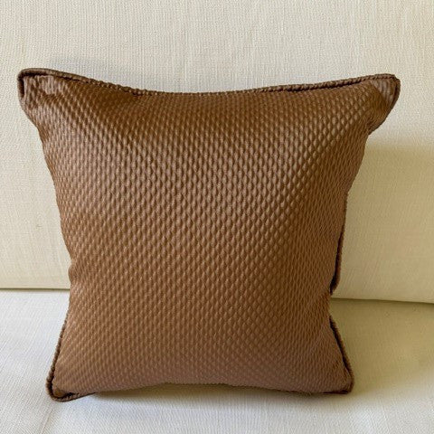 Rain Decorative Pillow | Brown | 16" x 16"