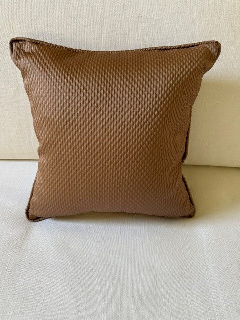 Rain Decorative Pillow | Brown | 16" x 16" - Image 2