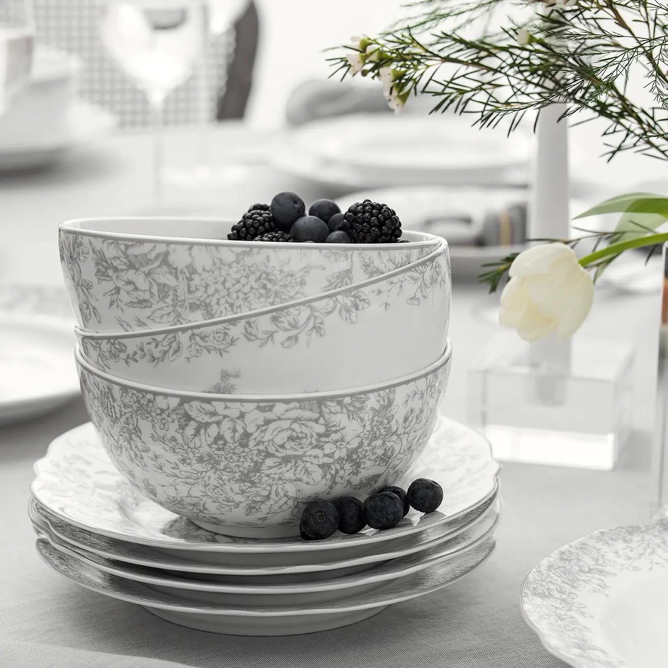 Salad Plate - Martinelli Natur | White | D - 7"