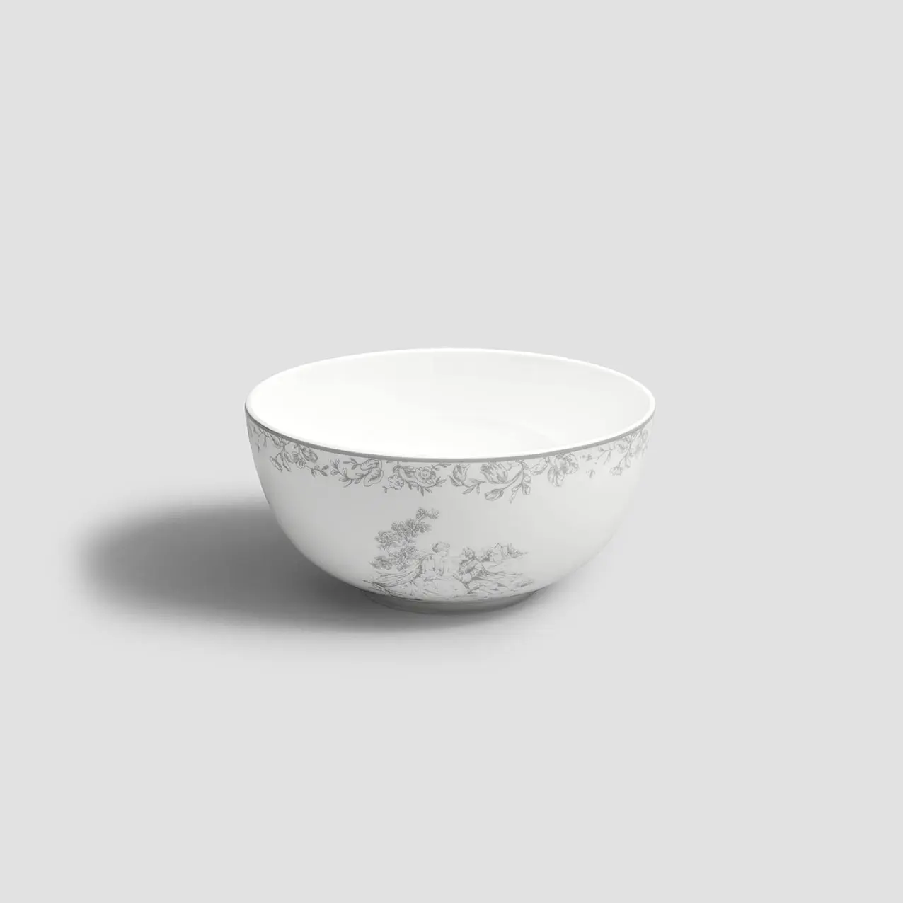 Salad Plate - Martinelli Sentiment | White | D - 7" - Image 2