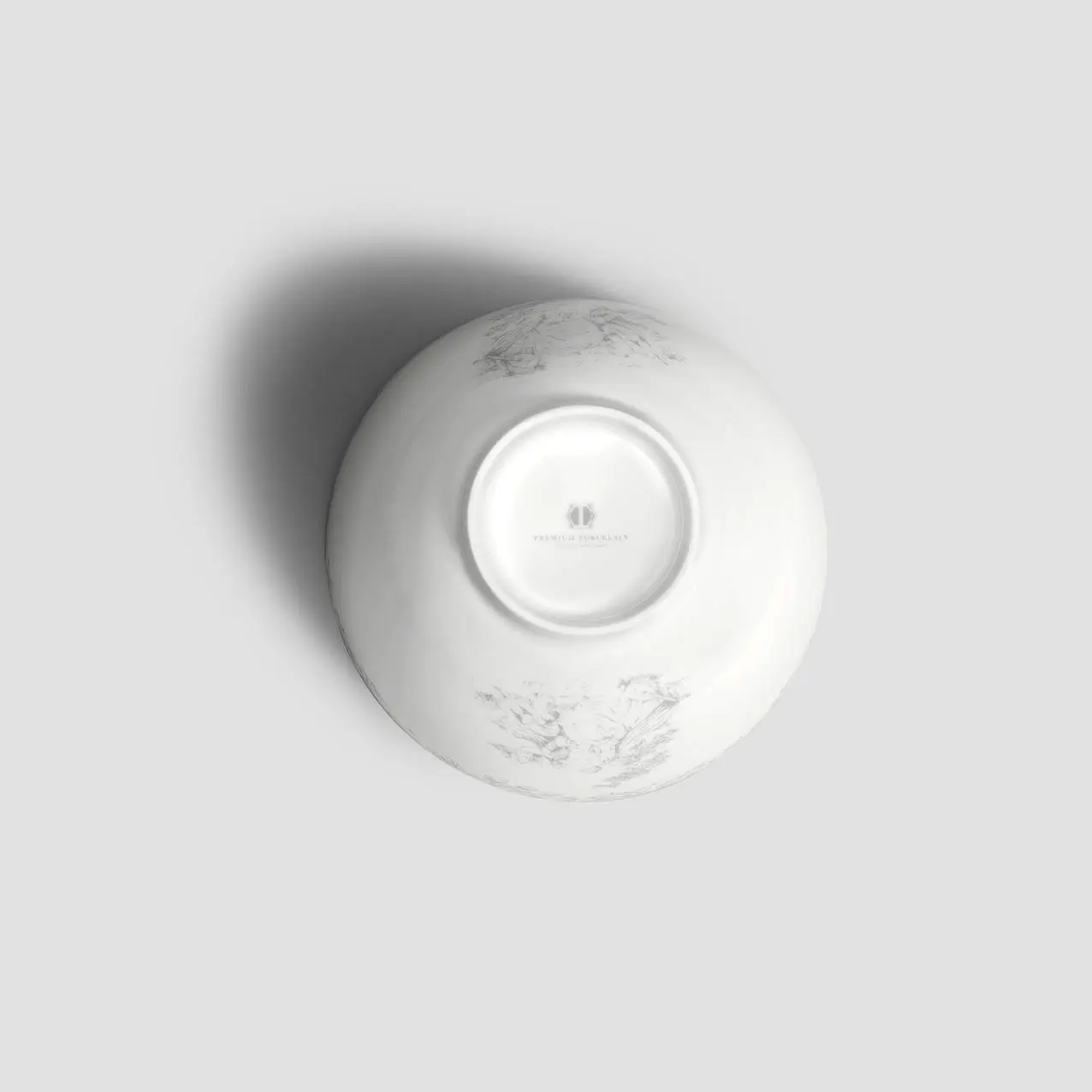 Salad Plate - Martinelli Sentiment | White | D - 7" - Image 3