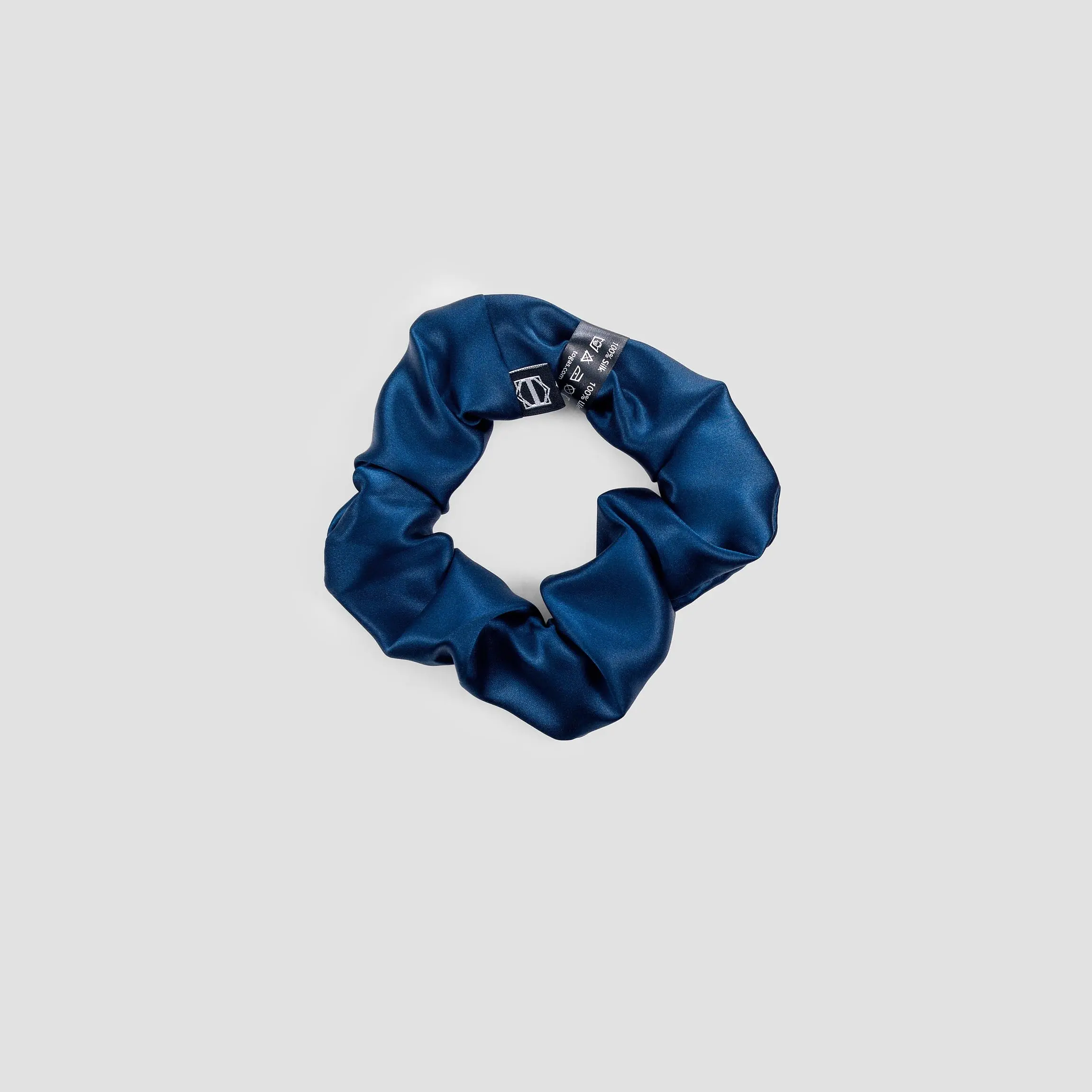 Scrunchy With A Ribbon Ella | Blue | One Size - Image 3