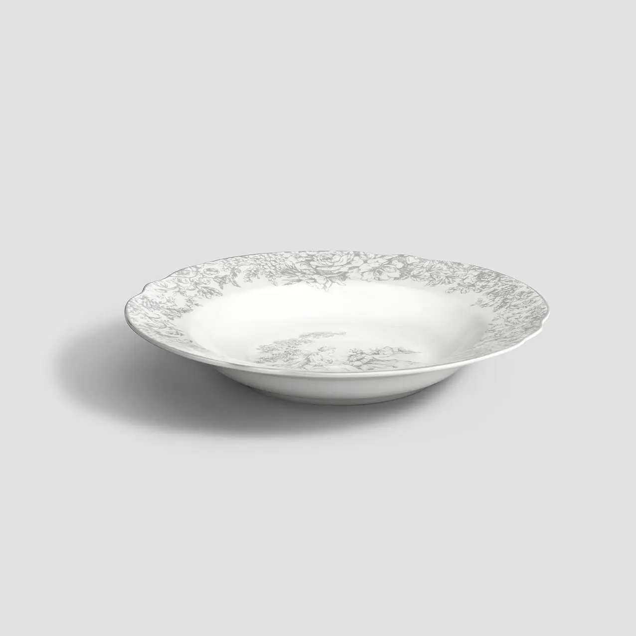 Soup Plate - Martinelli Sentiment | White | D - 9" - Image 4