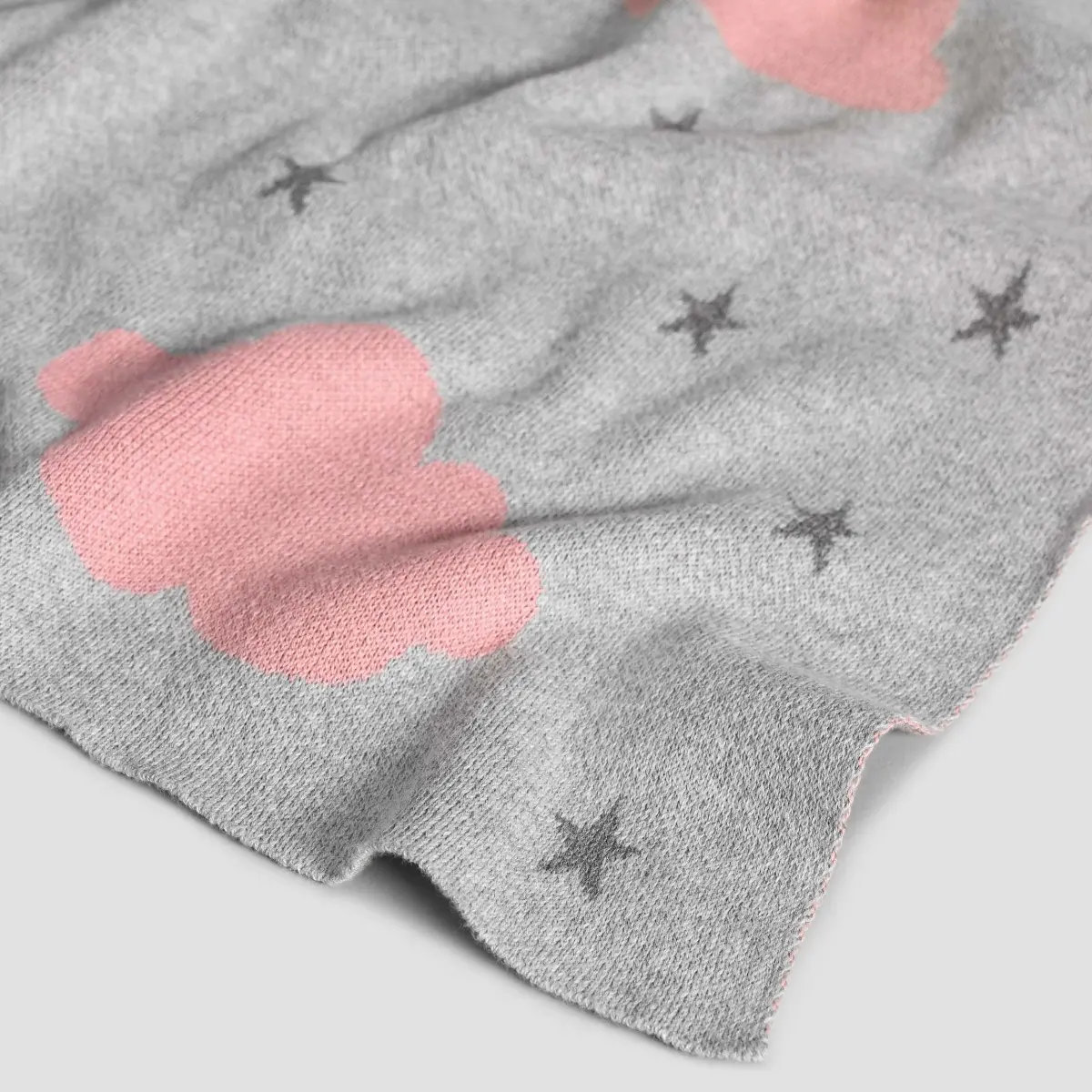 Throw - Olaya | Pink/Grey | 40" x 60" - Image 5