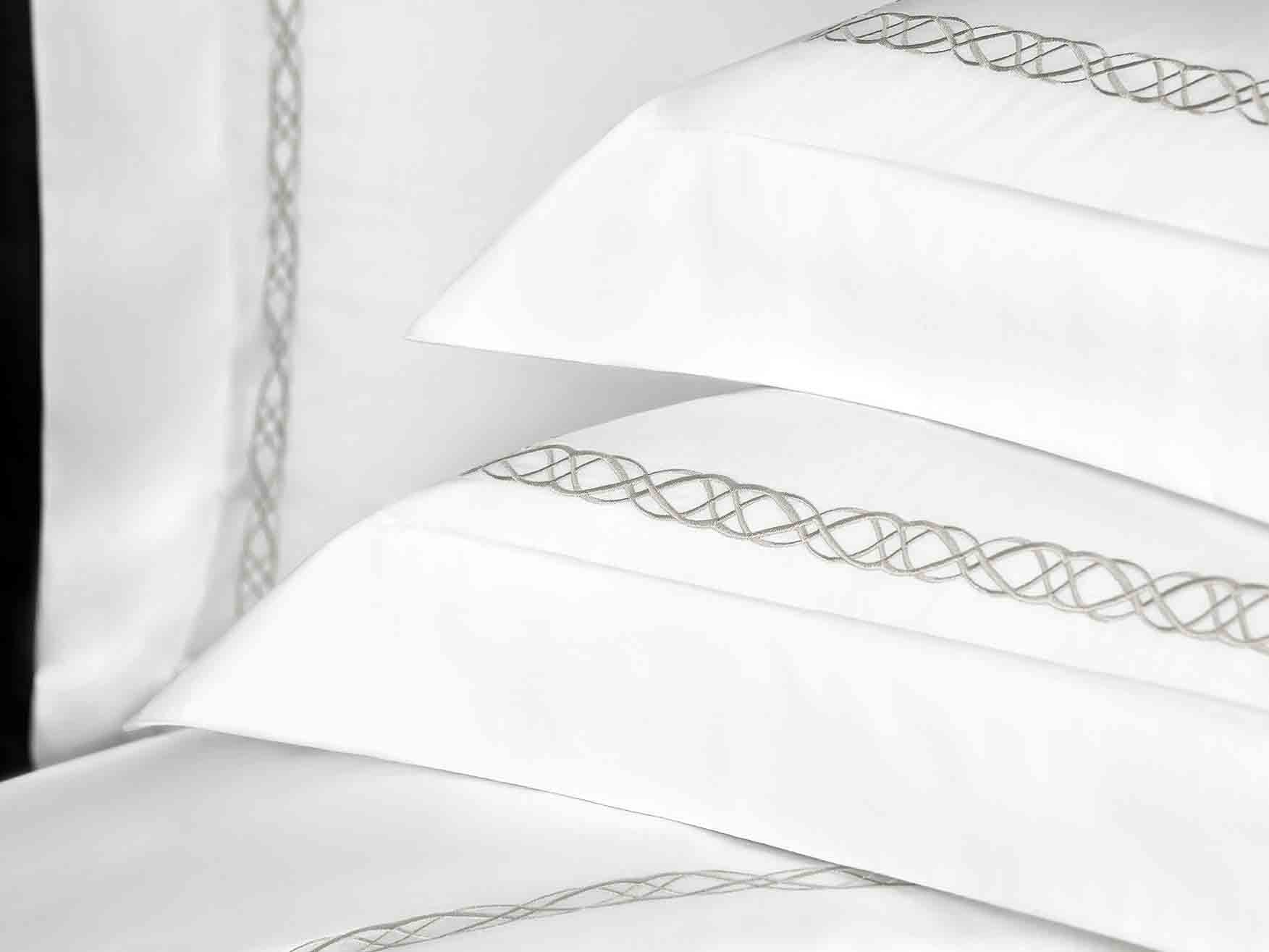 Top Sheet - Mia | White/Grey | King - Image 6