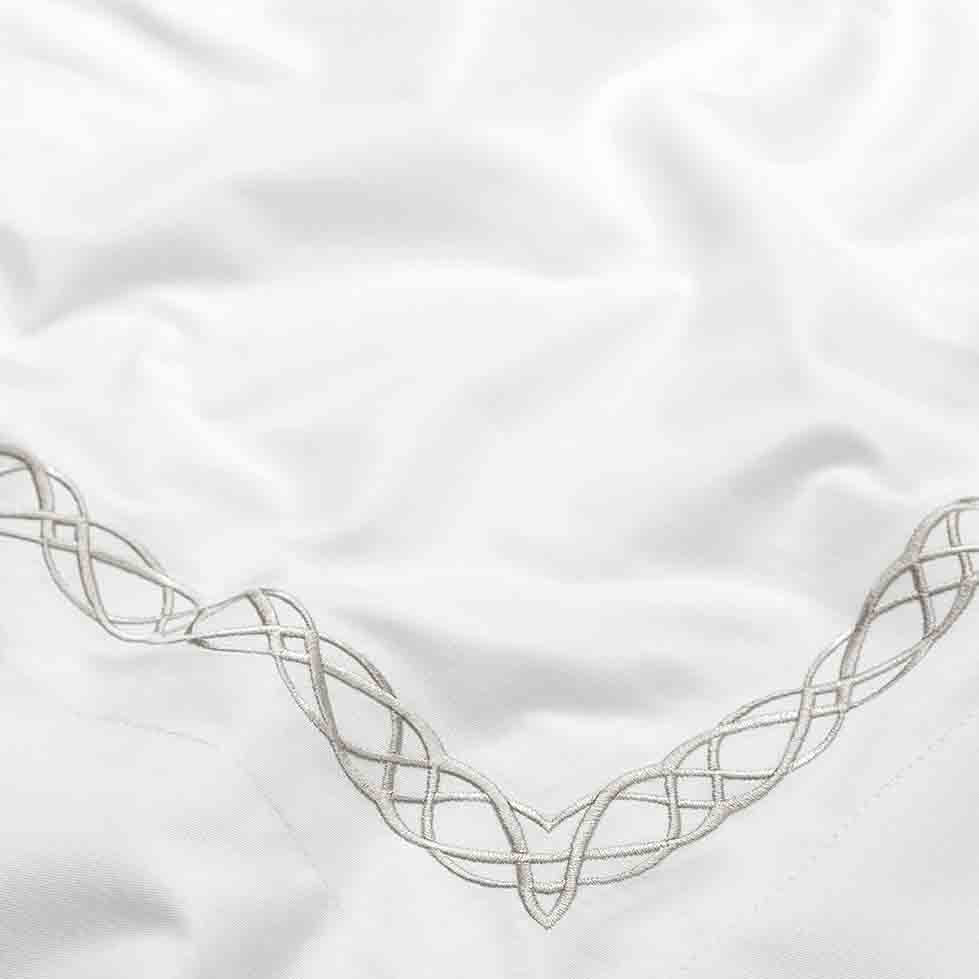 Top Sheet - Mia | White/Grey | King - Image 7