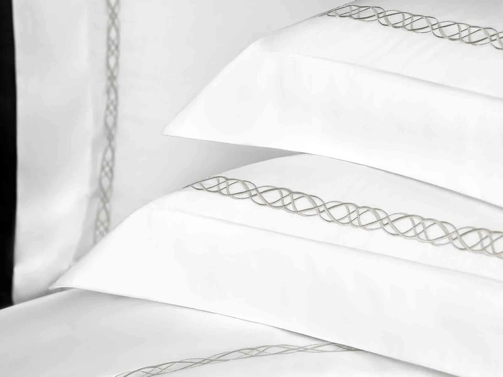Top Sheet - Mia | White/Grey | Queen - Image 2