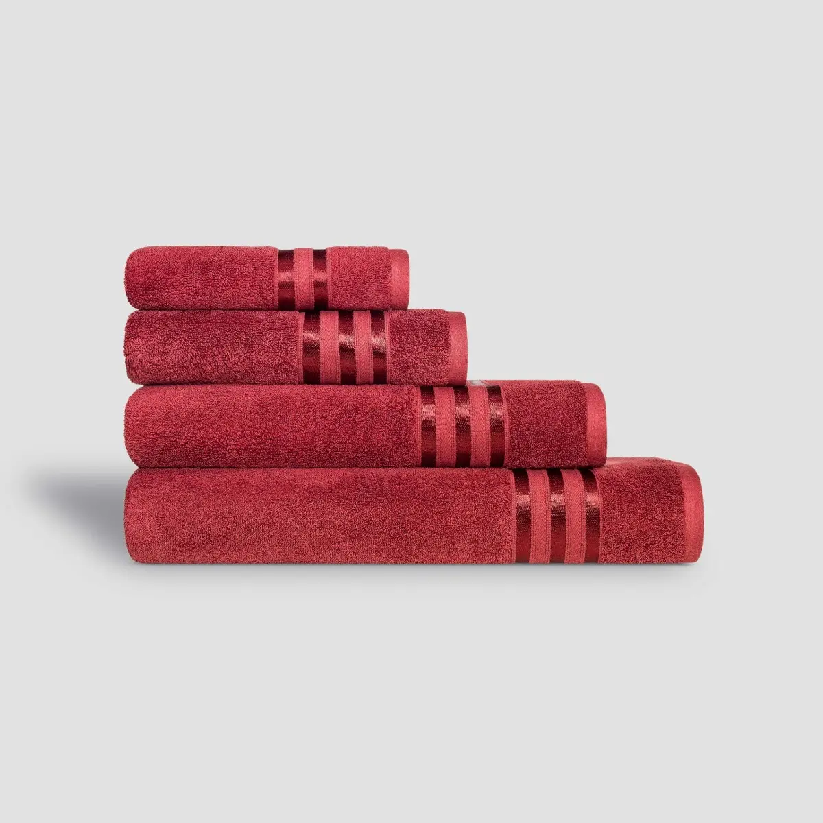 Towel - Arcadia | Burgundy | 39" x 59" - Image 3