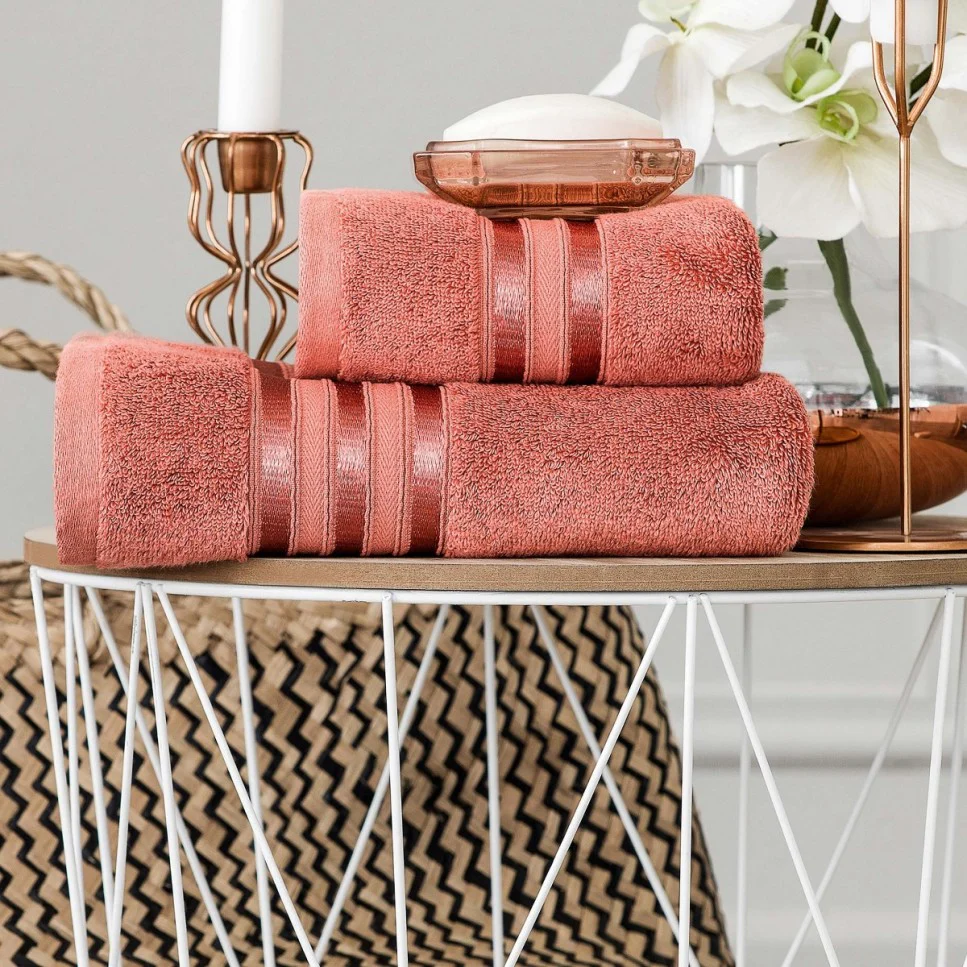 Towel - Arcadia | Coral | 28" x 55"