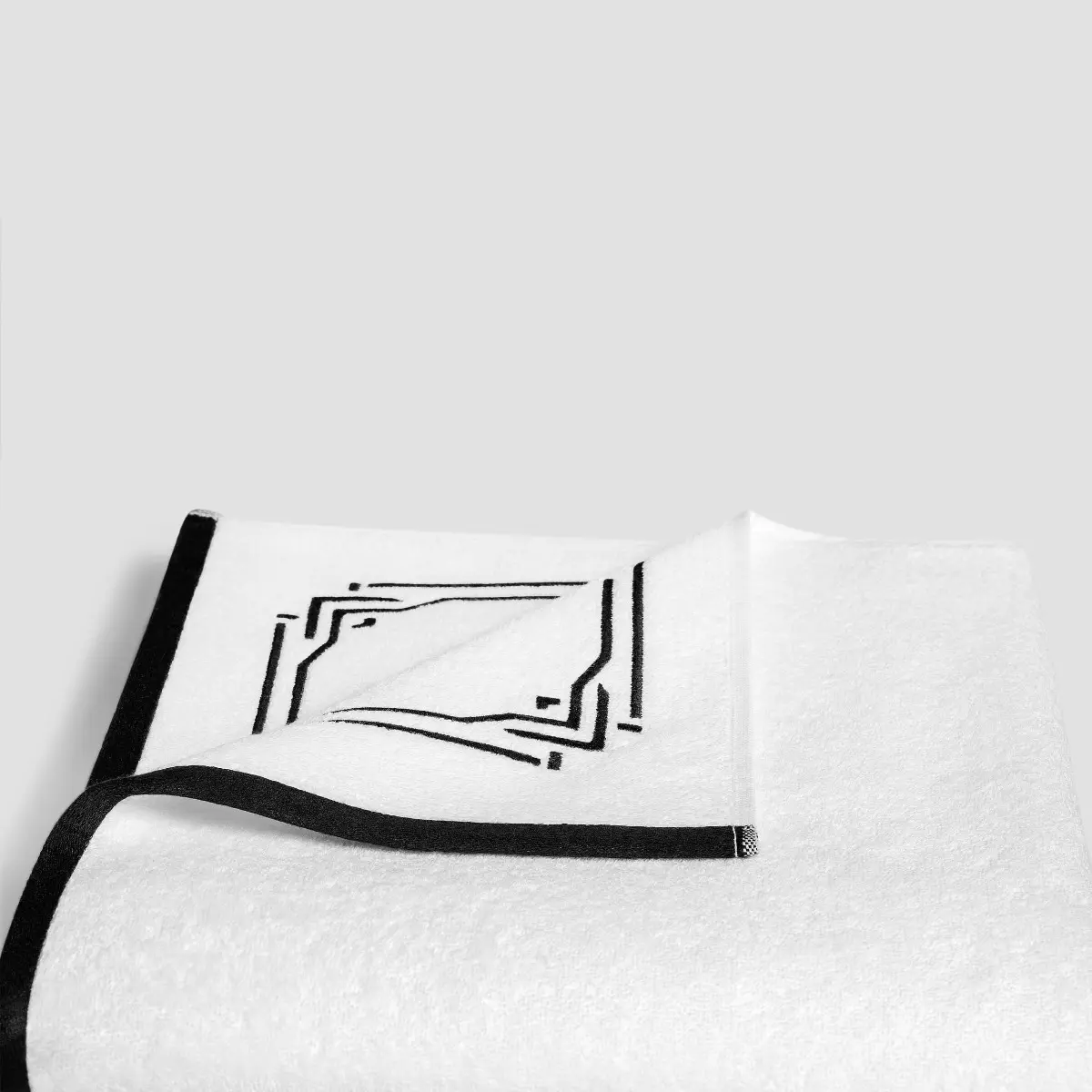 Towel - Jasper | White | 12" x 12" - Image 2