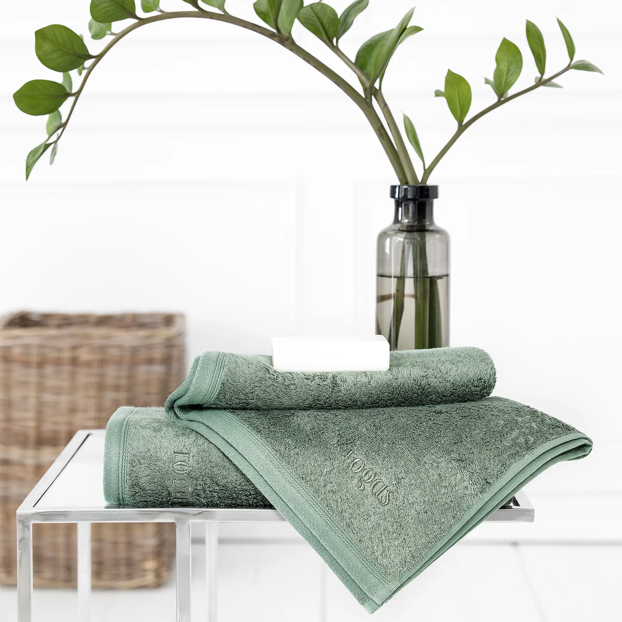 Towel - Poitiers | Dark Green | 20" x 39"