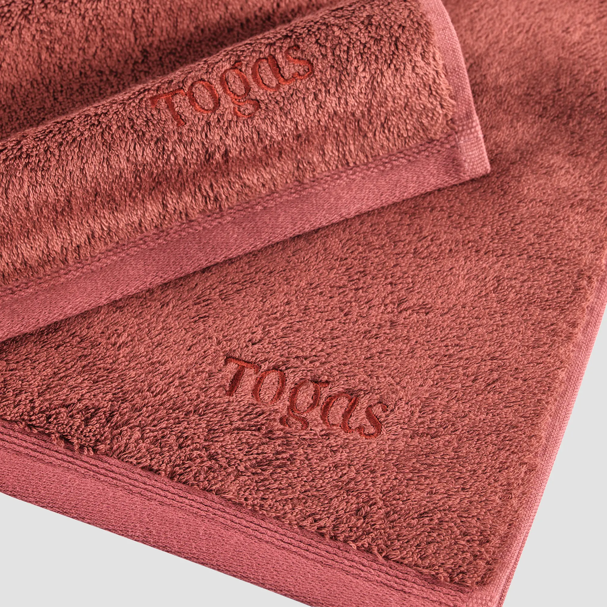 Towel - Poitiers | Marsala Red | 20" x 39" - Image 2