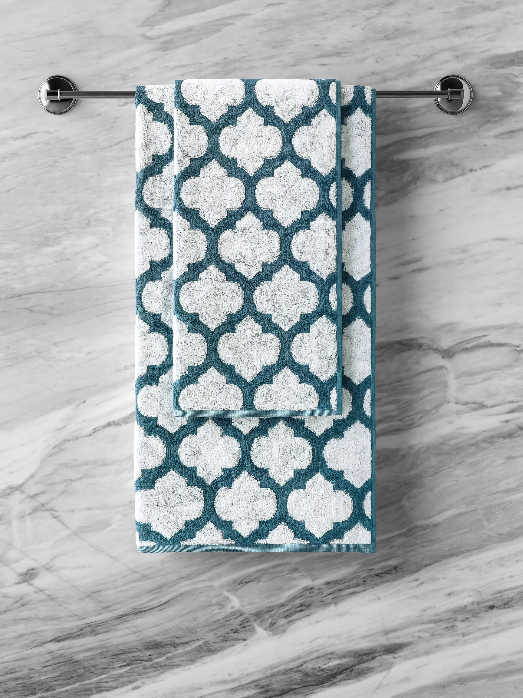 Towel - Taylor | White | 28" x 55" - Image 2