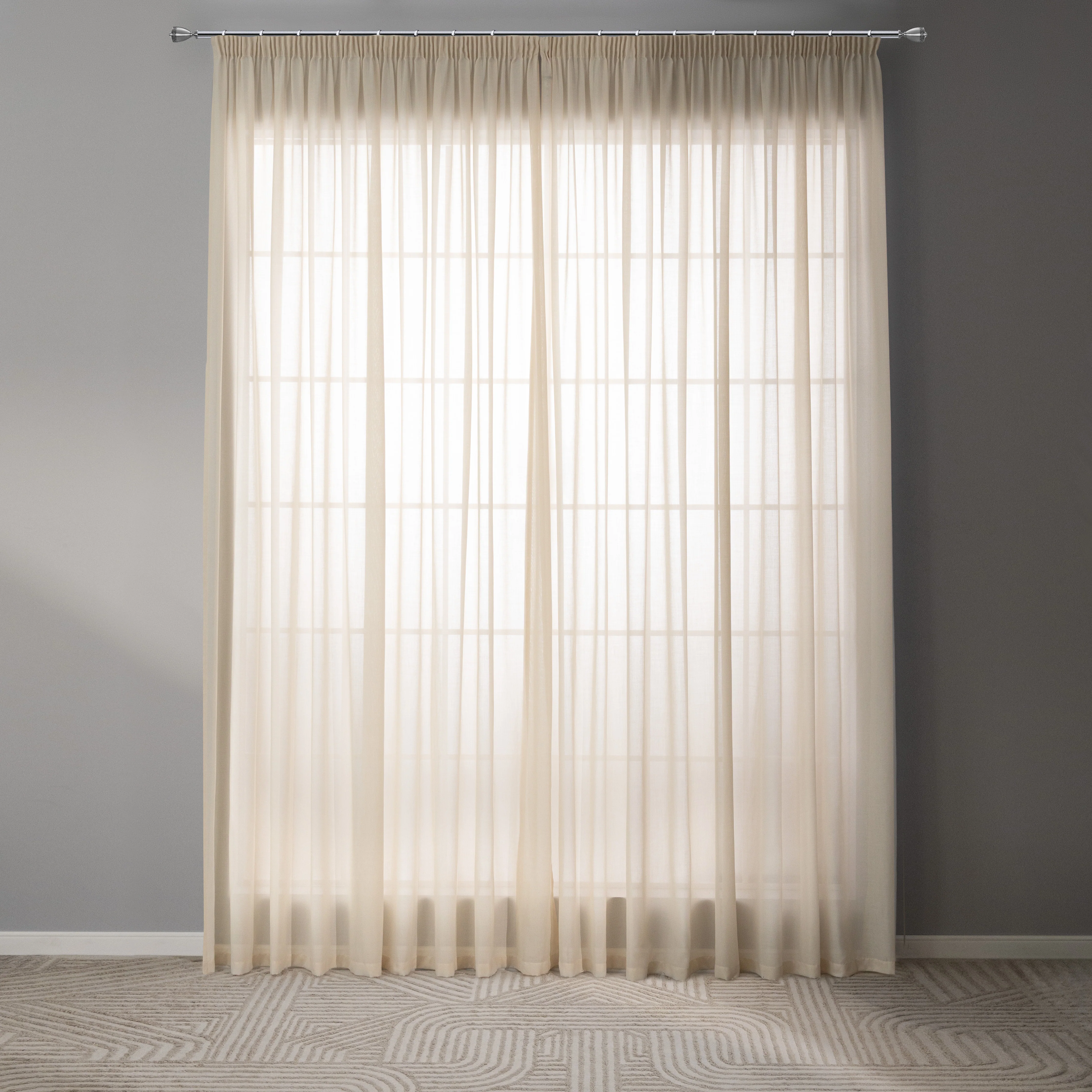 Tulle - Organza | Pale Pink/Gold | 157" x 108"