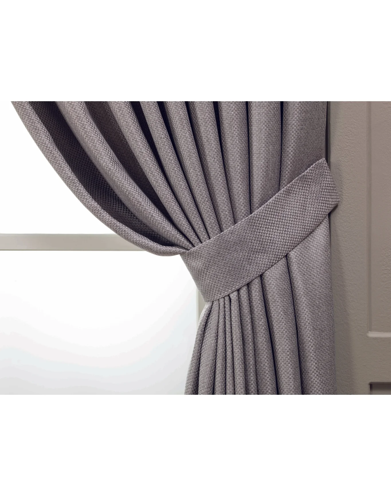 Scandinavia Curtains And Tiebacks | Grey - Image 3