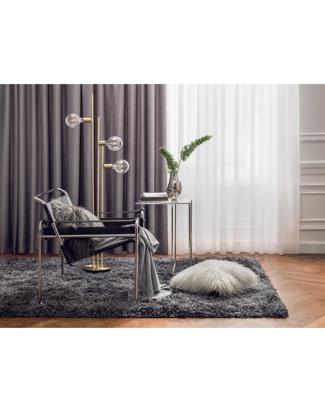 Scandinavia Curtains And Tiebacks | Grey - Image 6