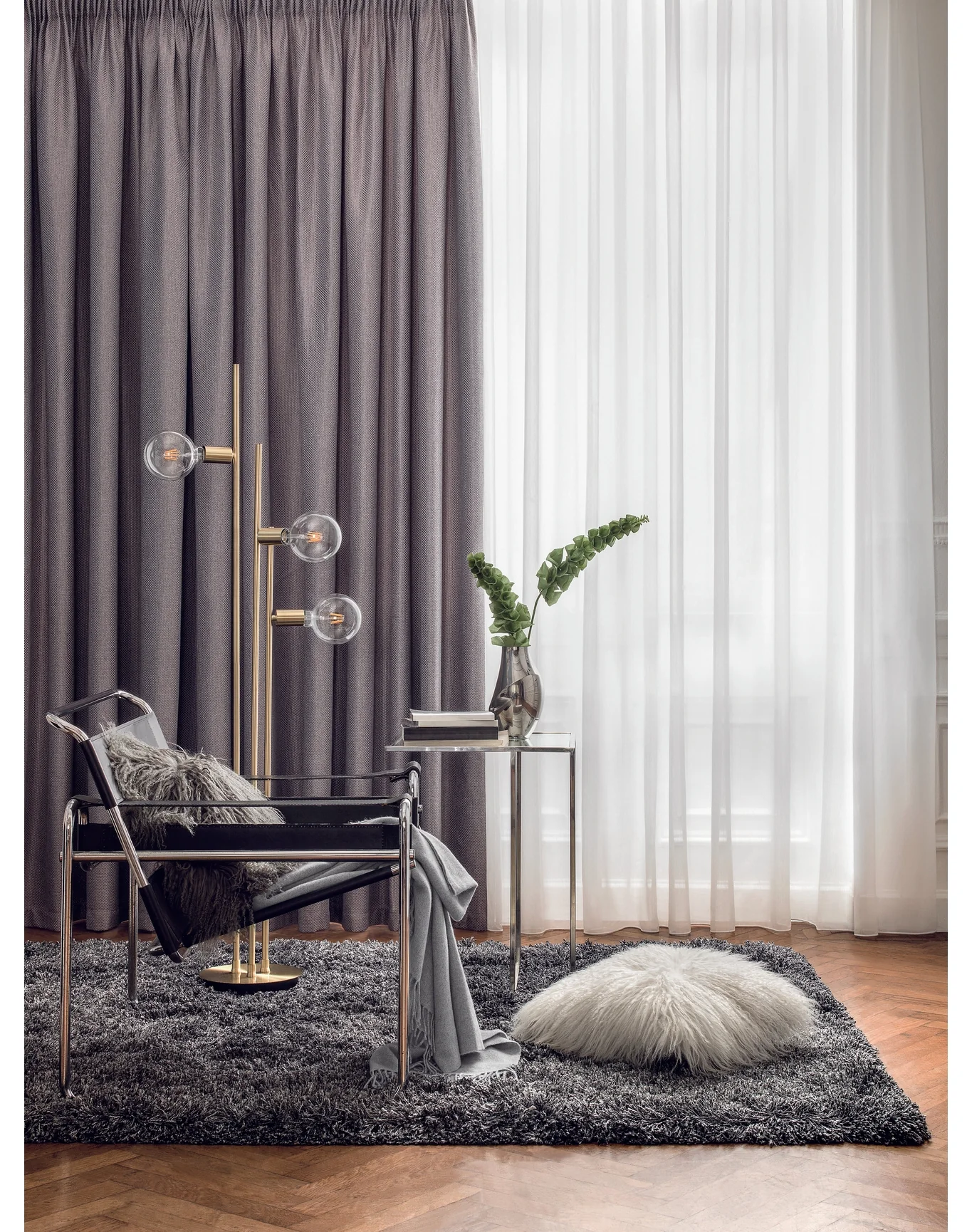 Scandinavia Curtains And Tiebacks | Grey - Image 7