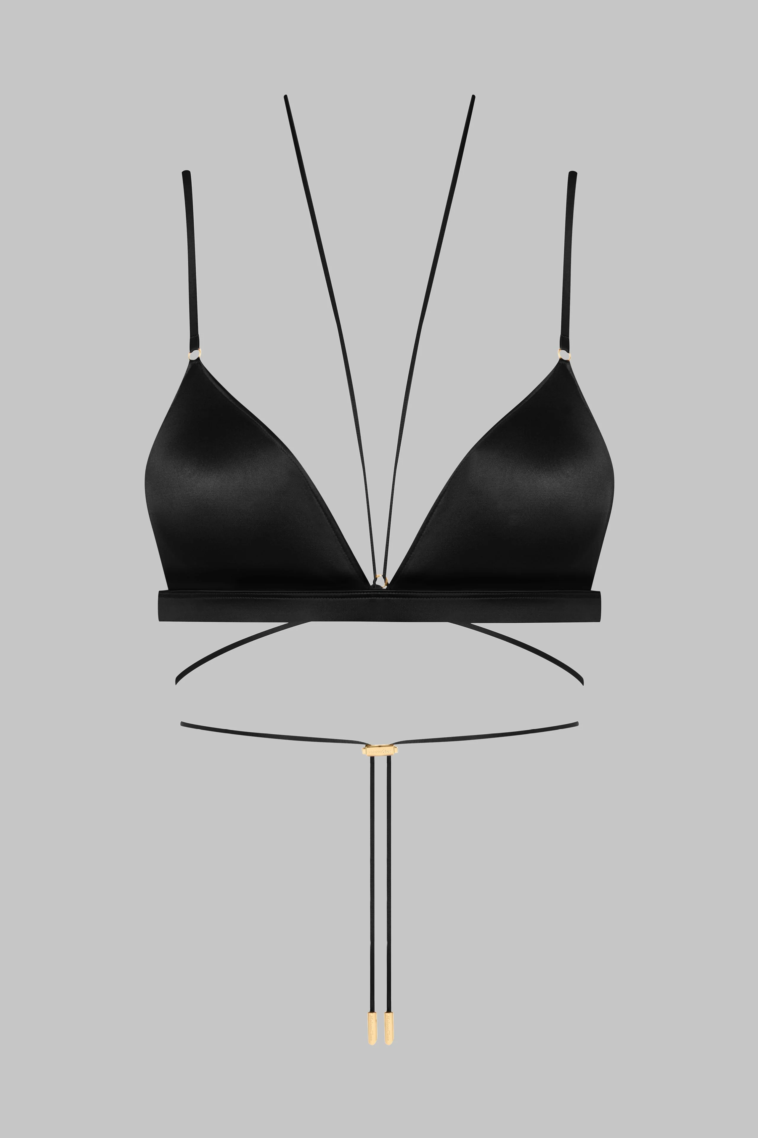 Triangle bra - French Kiss | Black - Image 4