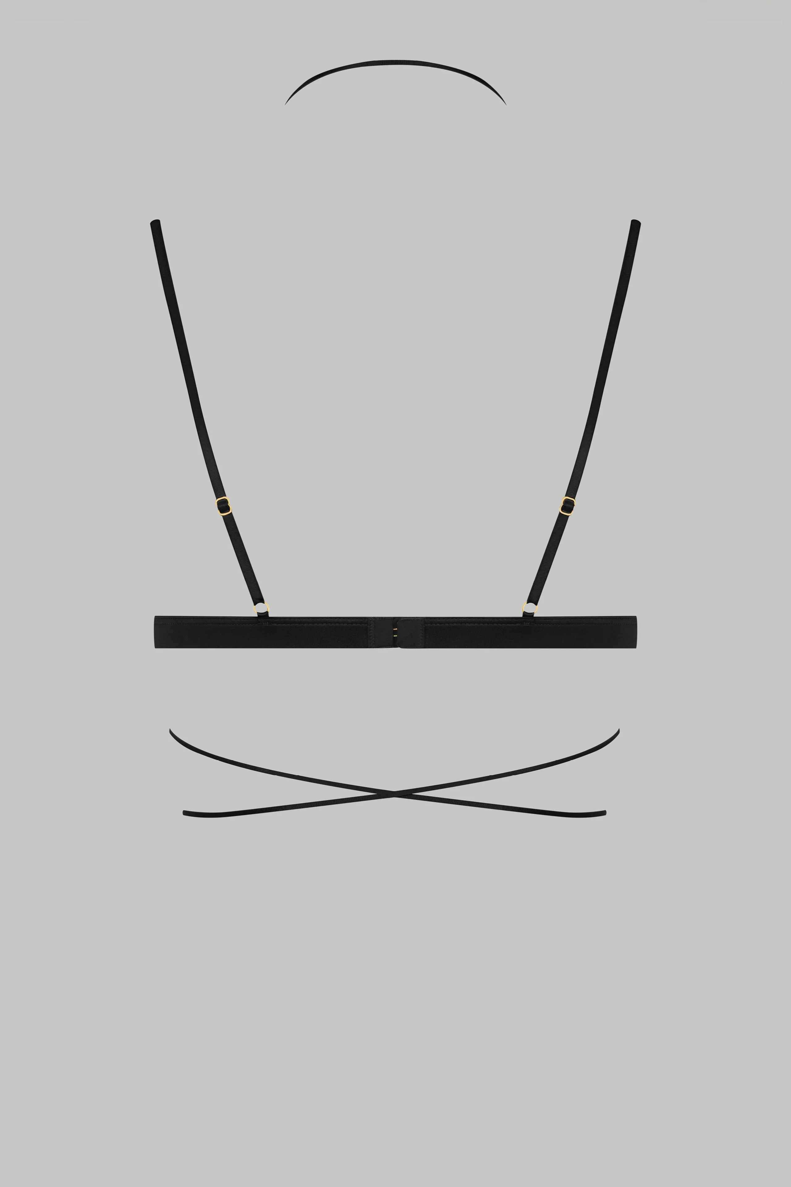 Triangle bra - French Kiss | Black - Image 5