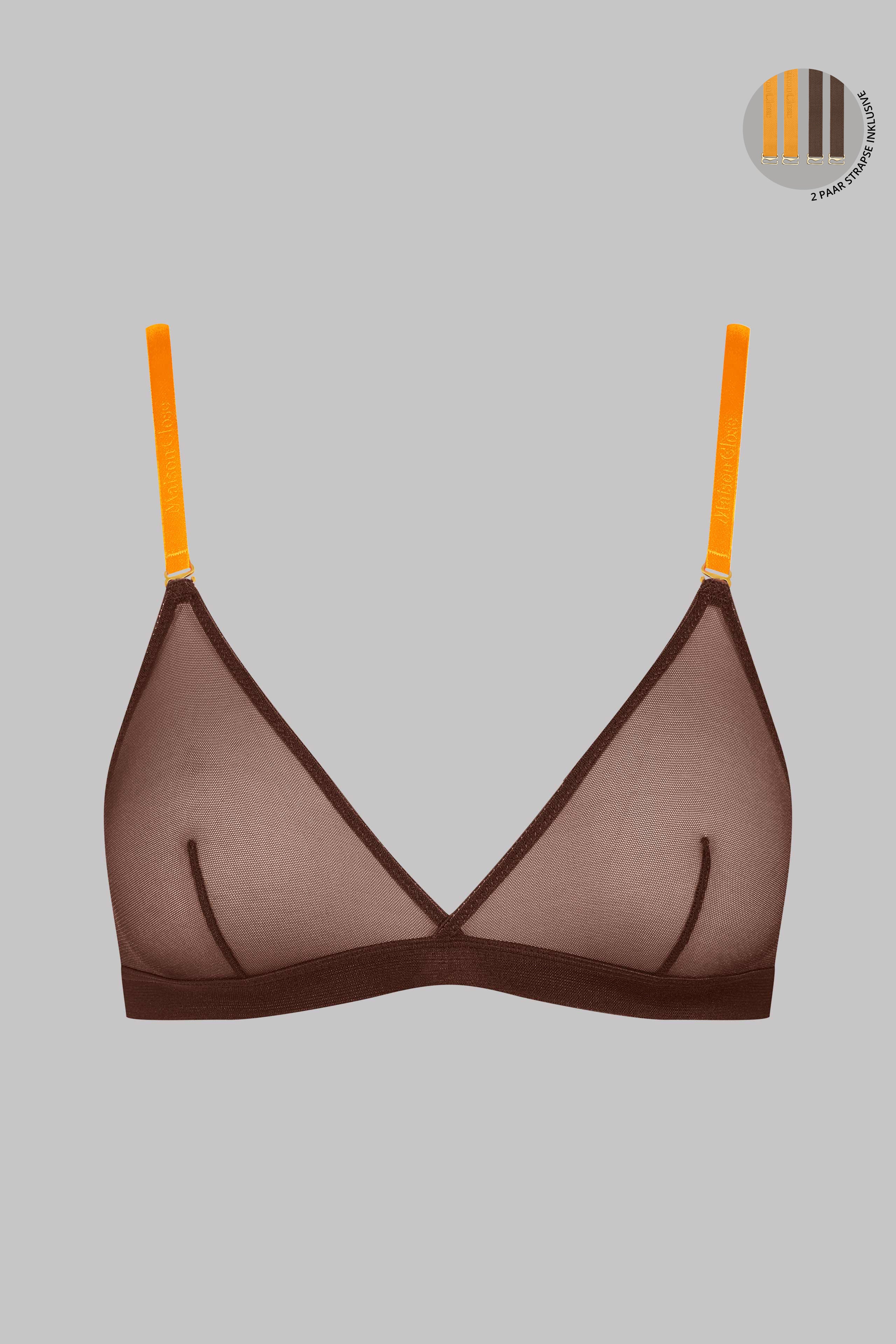 Triangle bra - Corps a Corps | Brown - Image 4