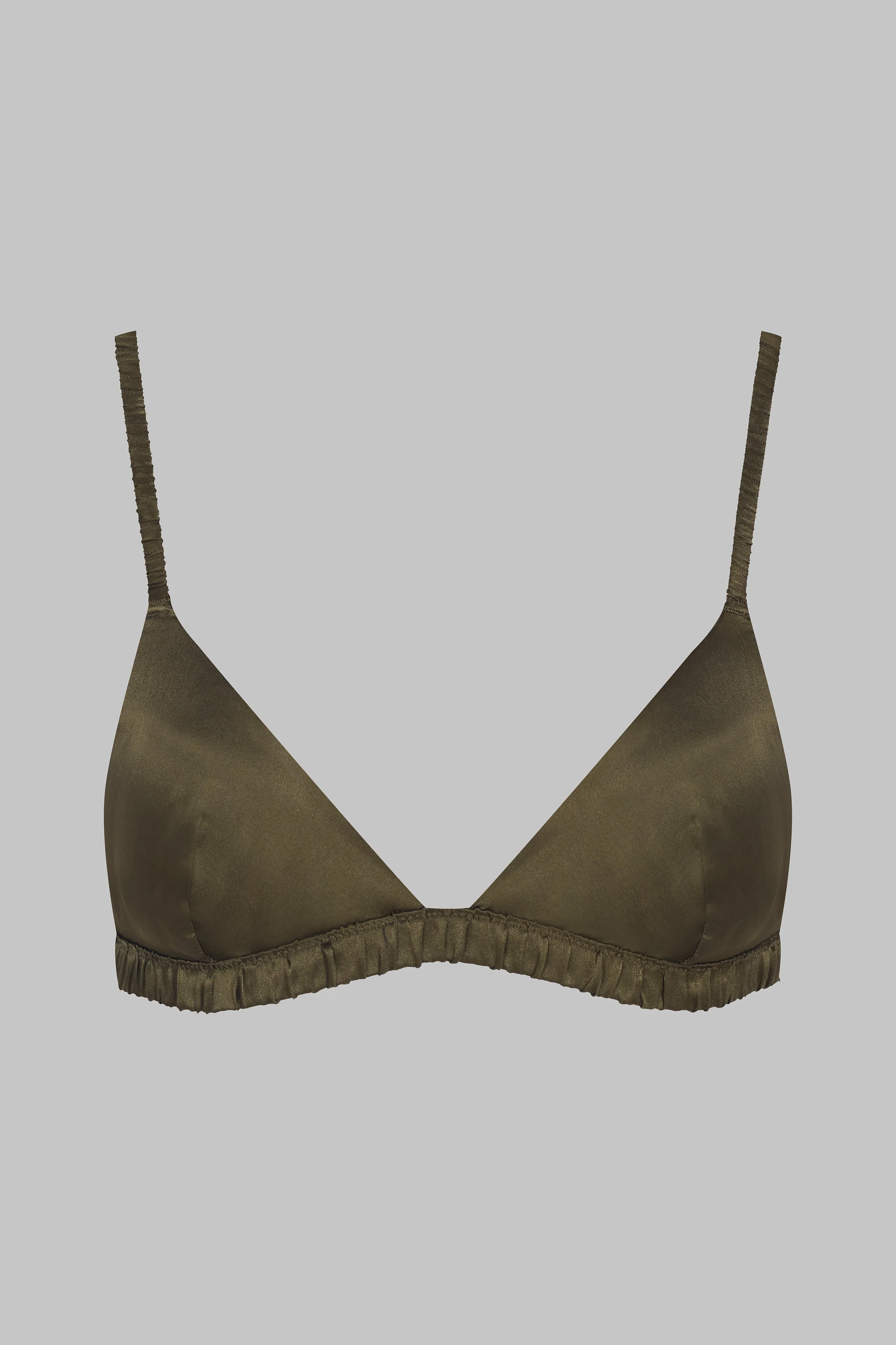 Triangle bra - Rendez-Vous | Khaki - Image 4