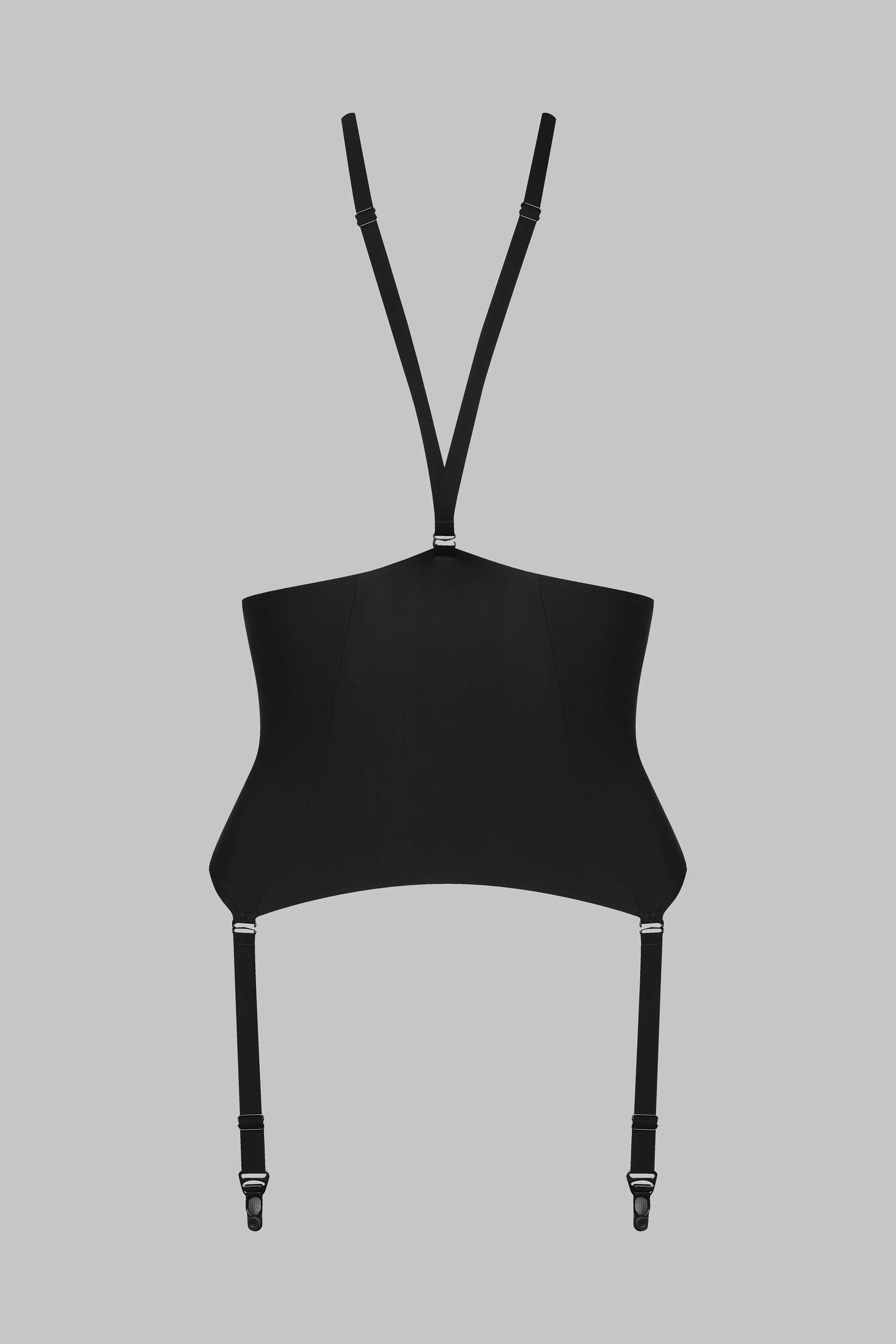 Waist cinched with suspenders - Nuit Infinie | Black - Image 4