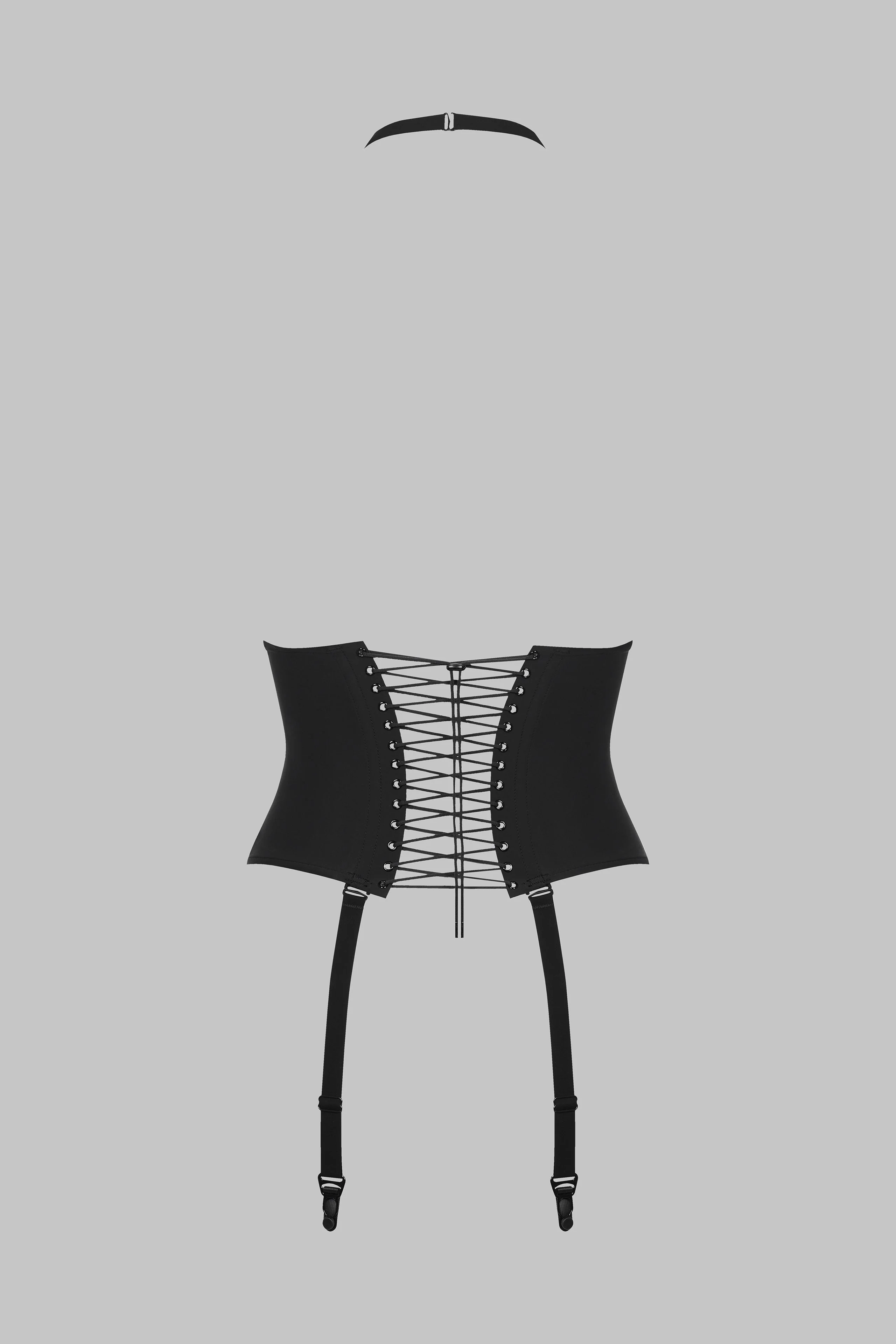 Waist cinched with suspenders - Nuit Infinie | Black - Image 5