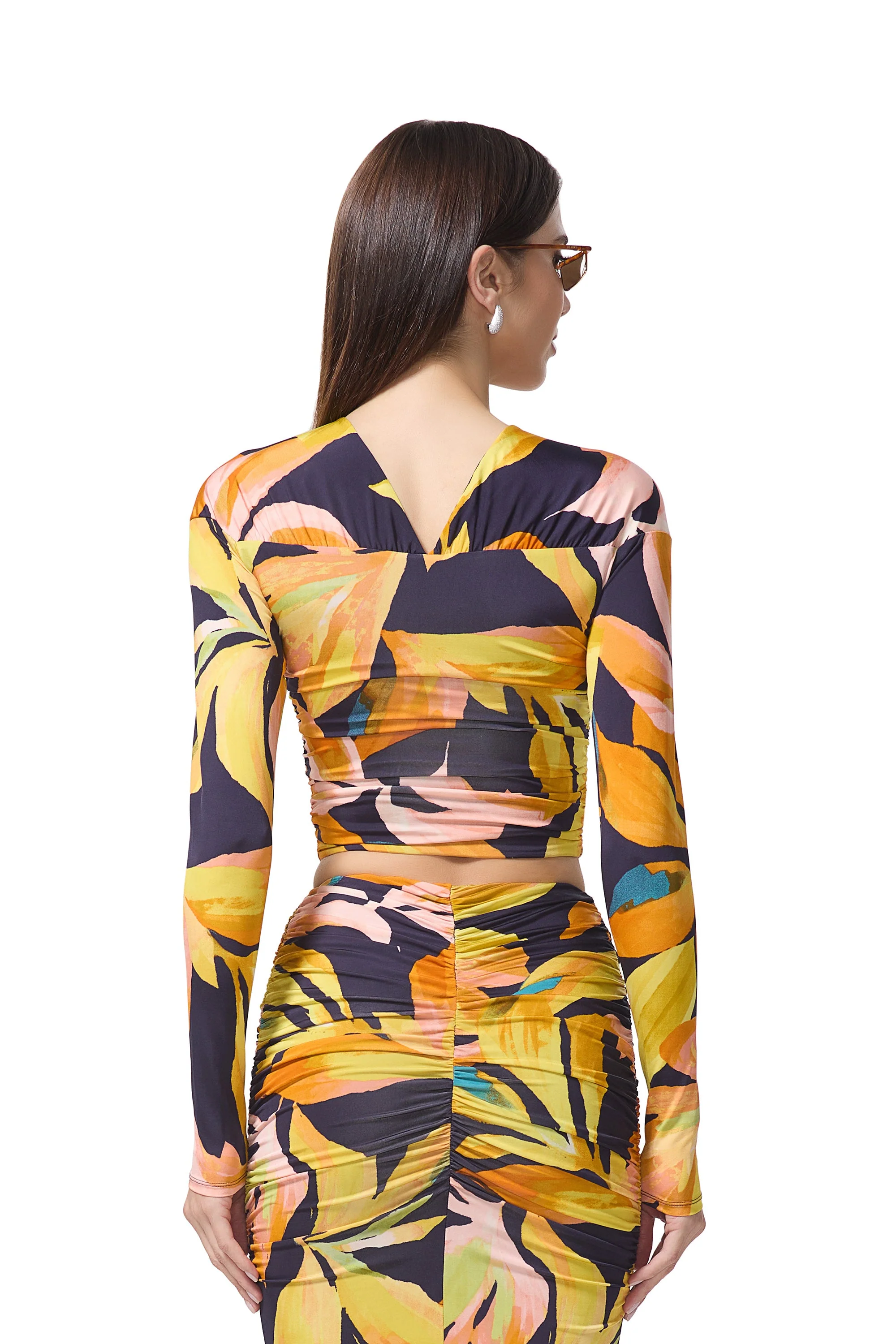 Whitney Top | Navy Tropical - Image 4