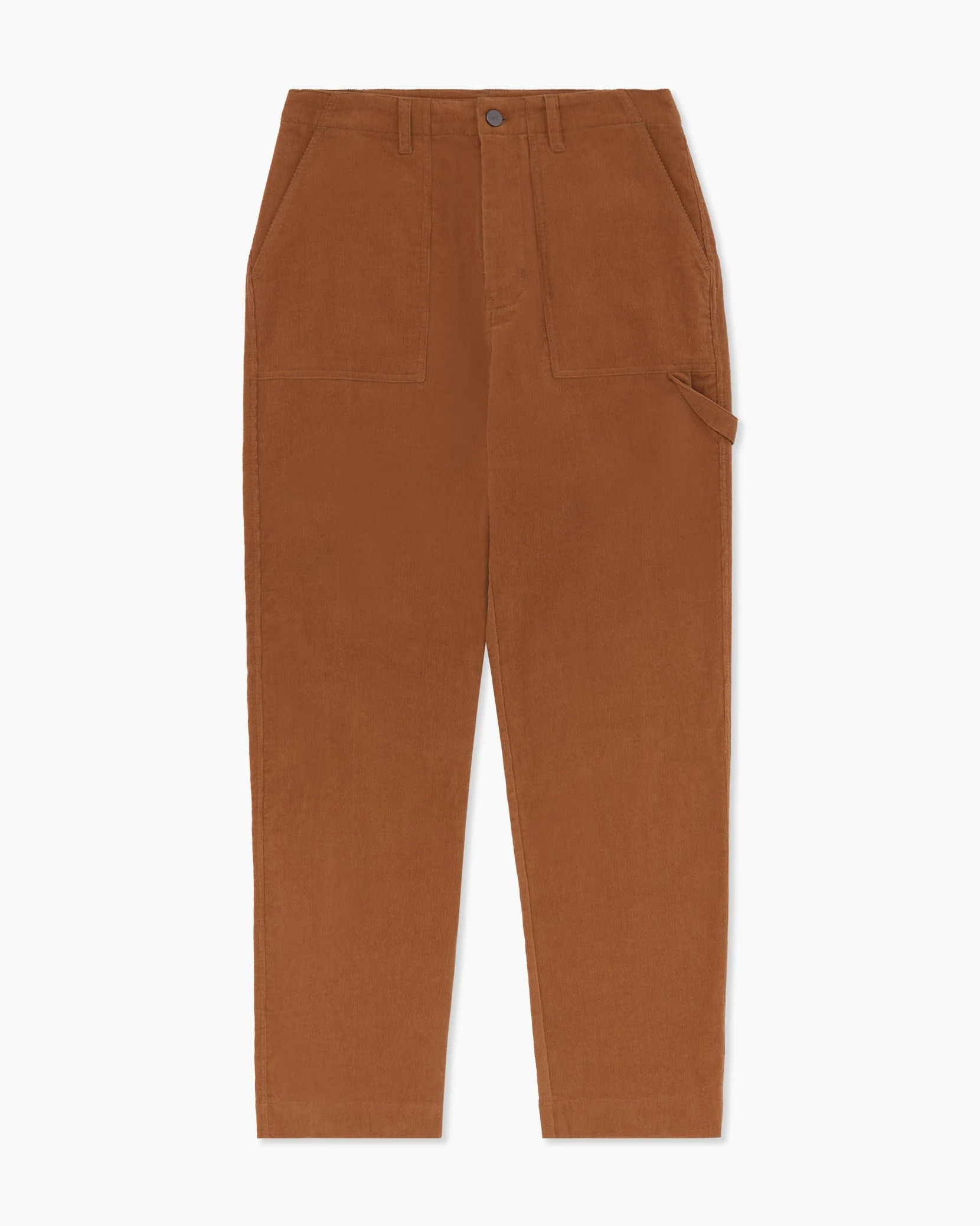 Womens | Wide Leg Corduroy Carpenter Pant | Bison - Image 14