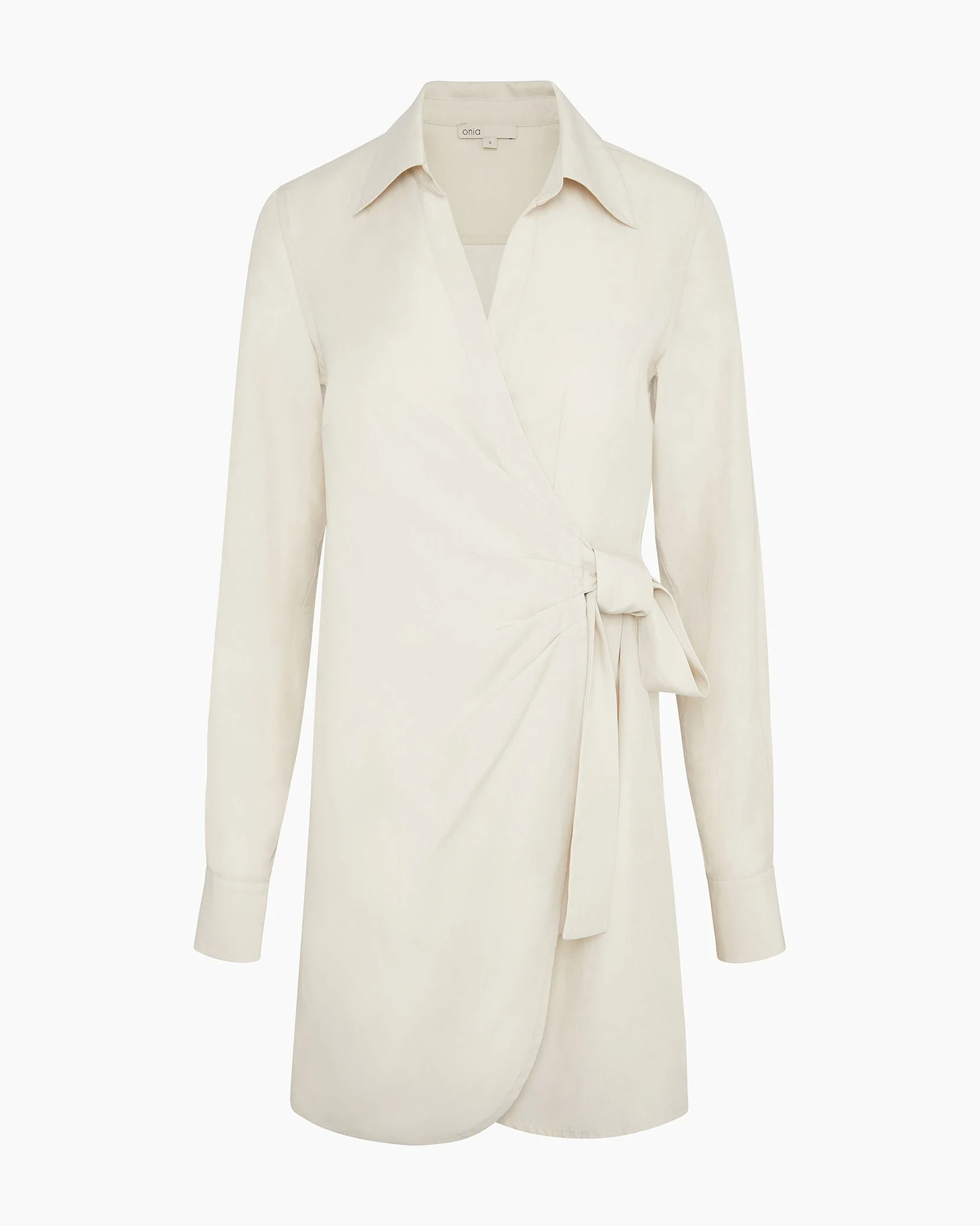 Womens | Wrap Dress | Flax - Image 2