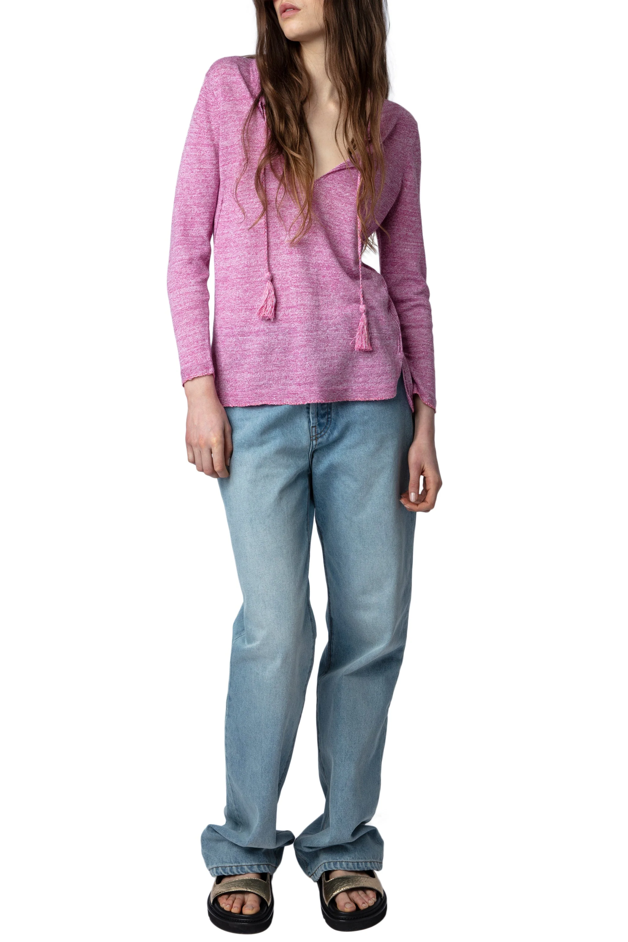 Amber LI Sweater | Rose - Image 2
