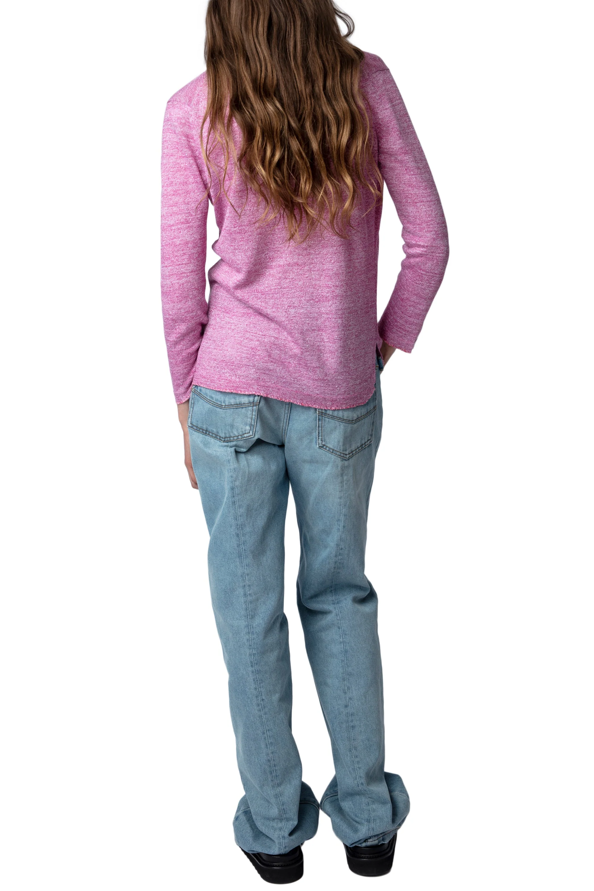Amber LI Sweater | Rose - Image 5