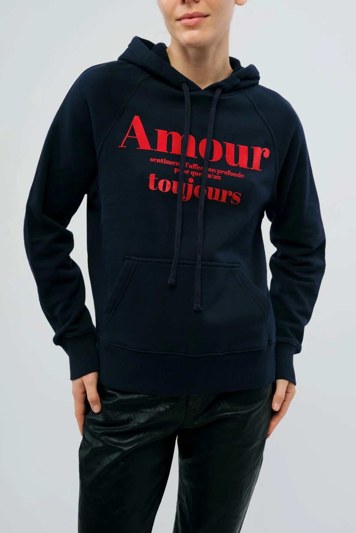 Clipper Mo Amour TJS Flock Sweatshirt | Navy Blue
