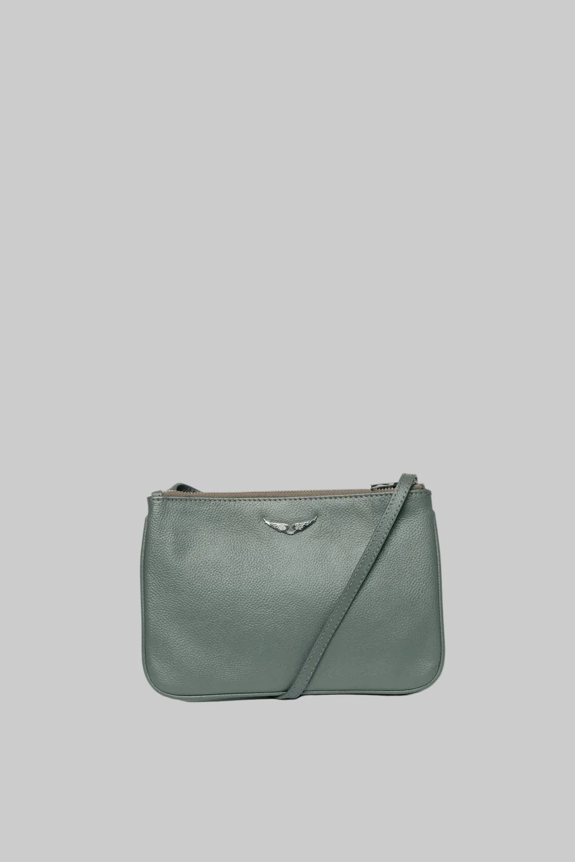 Duo Wings Grained Leather Bag | Road