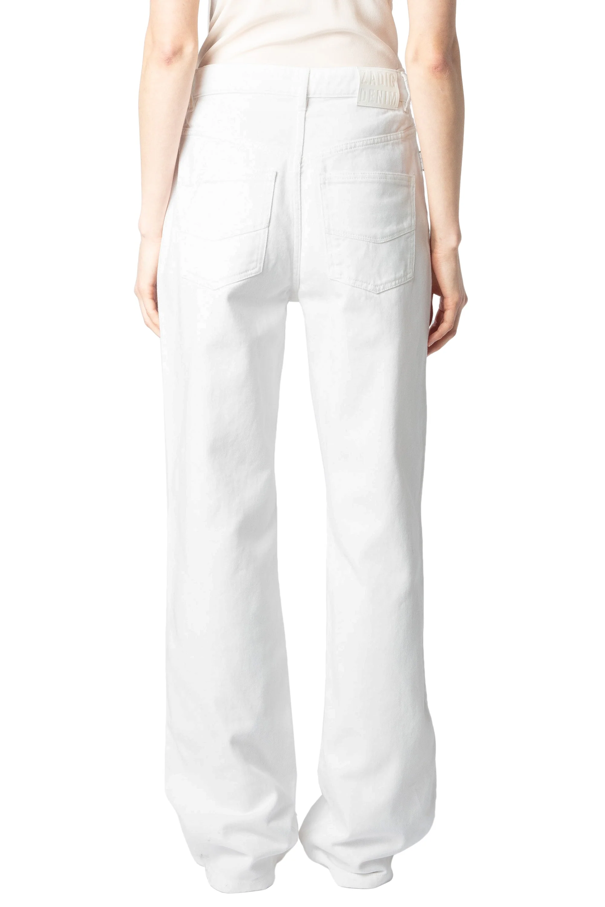 Elio Denim Eco Brod Jeans | Beige - Image 5
