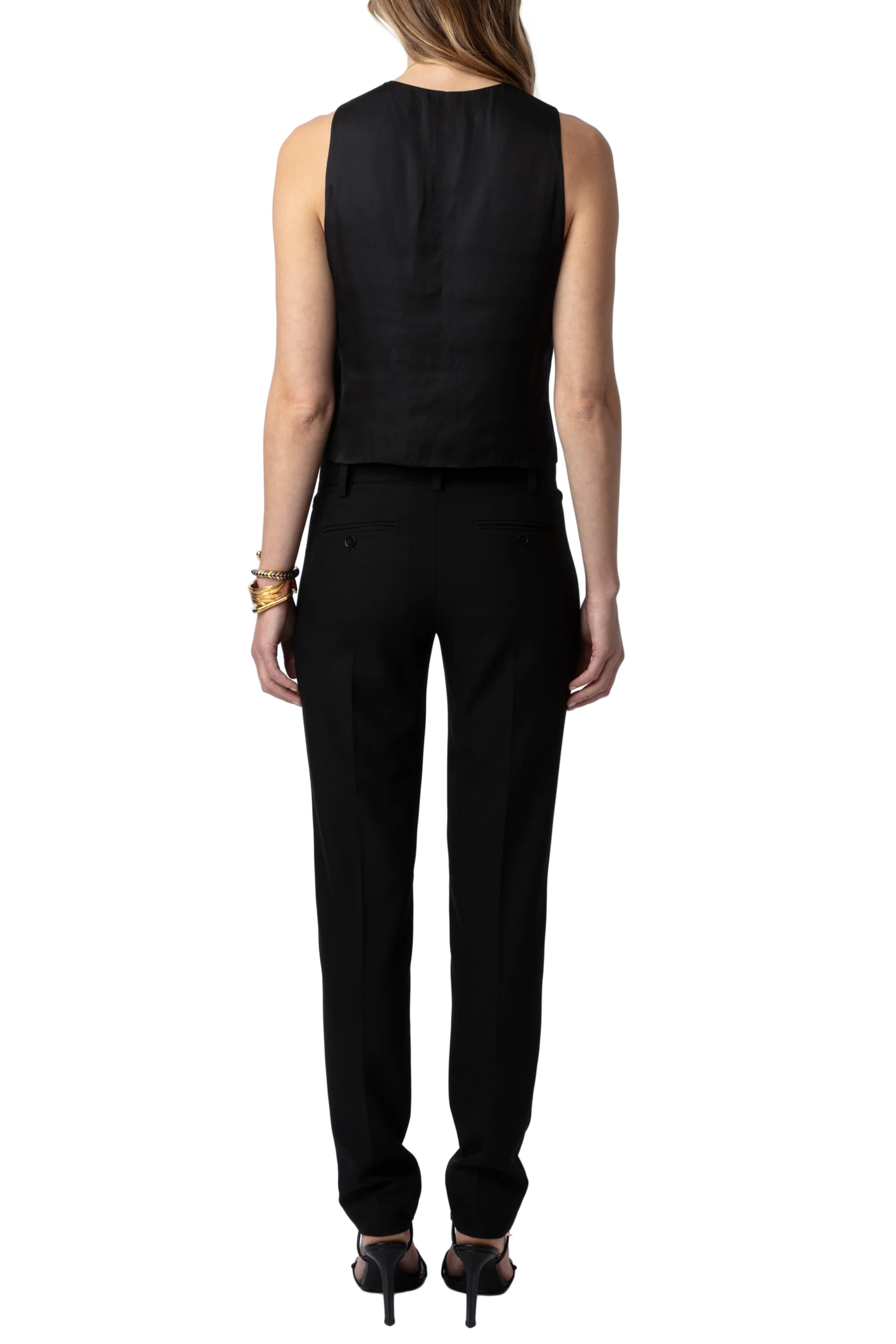 Emaux Satin Top | Black - Image 6