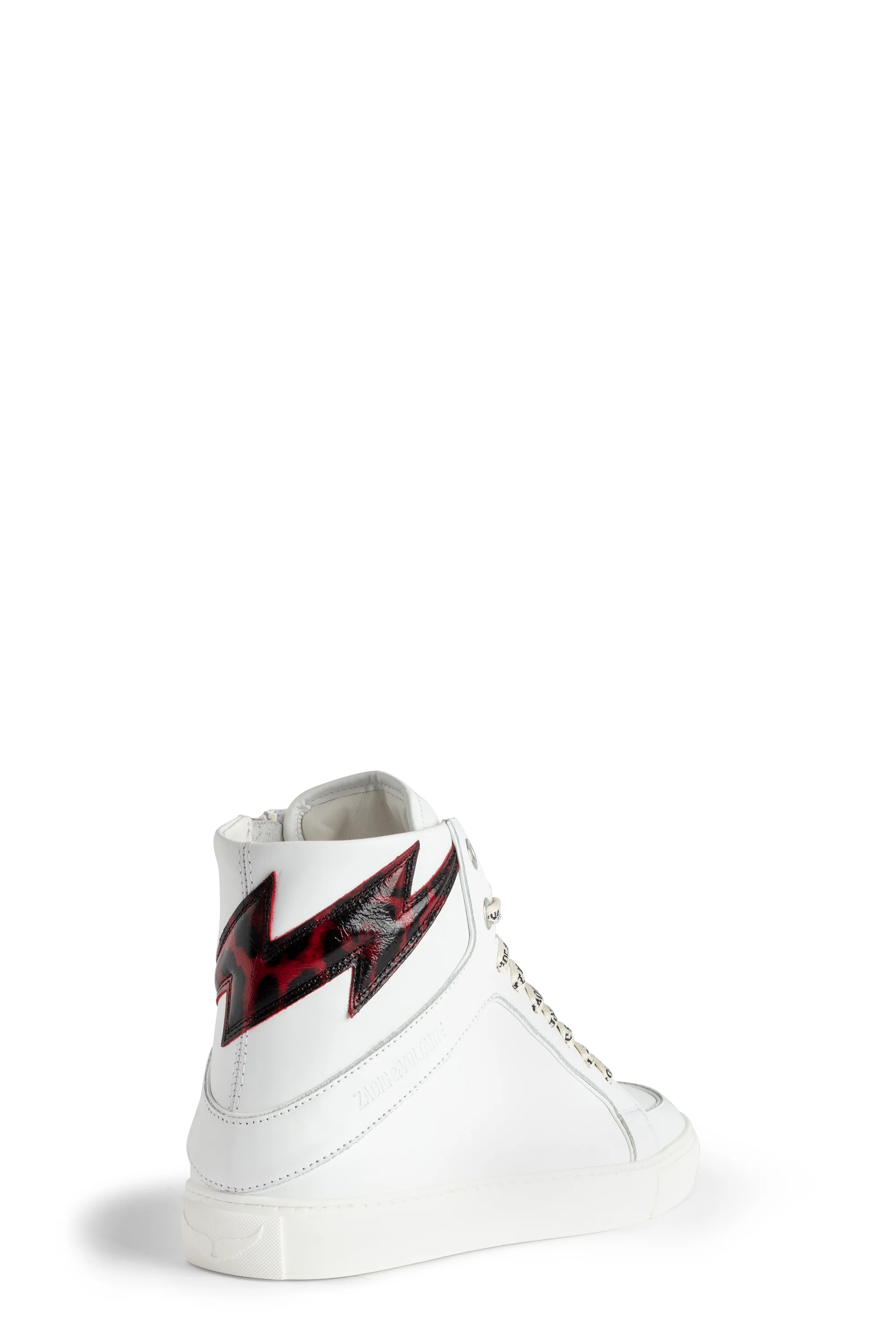 High Flash Smooth Calfskin + Bolt Panel Sneakers | Power - Image 3
