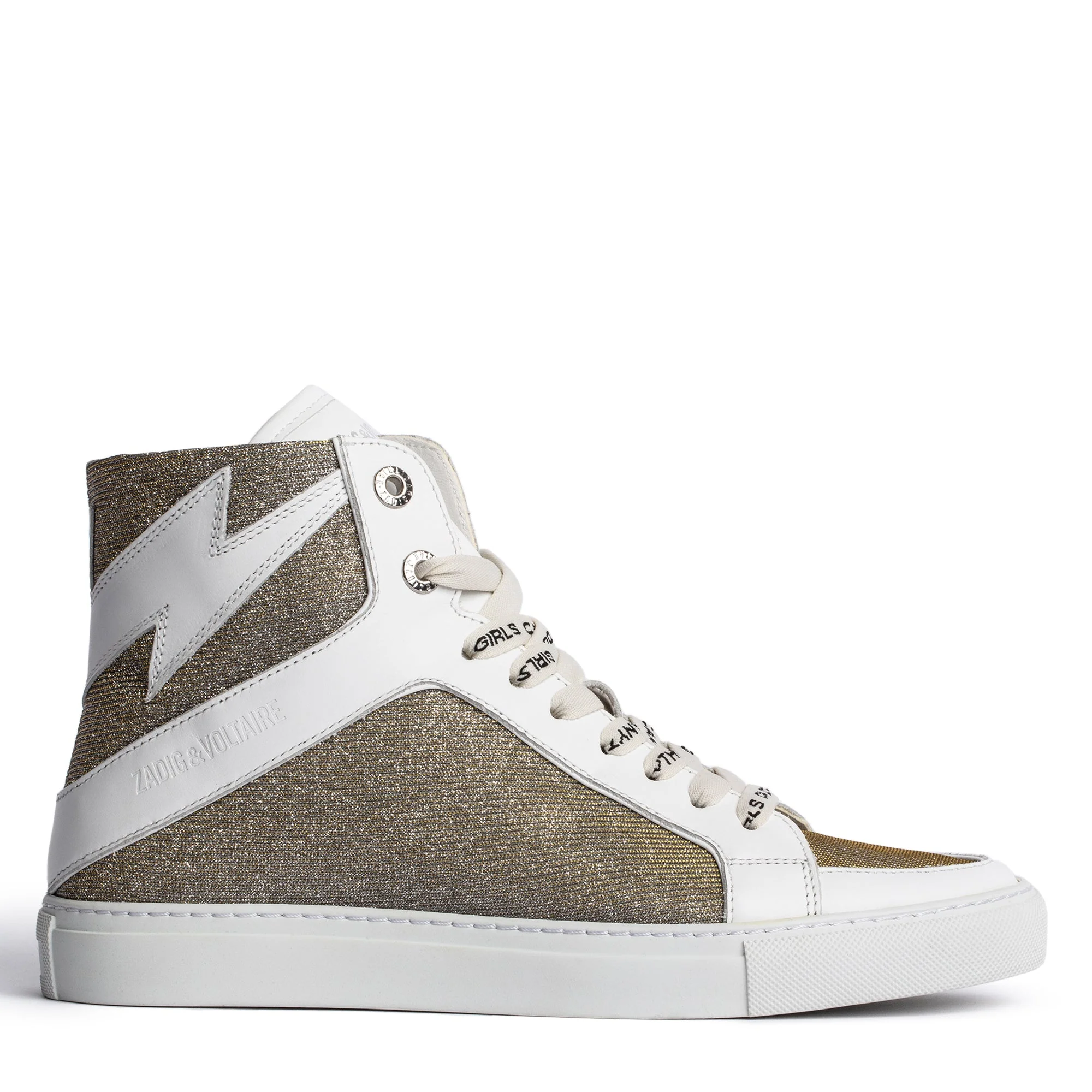 High Flash Sparkle Sneakers | Silver - Image 4