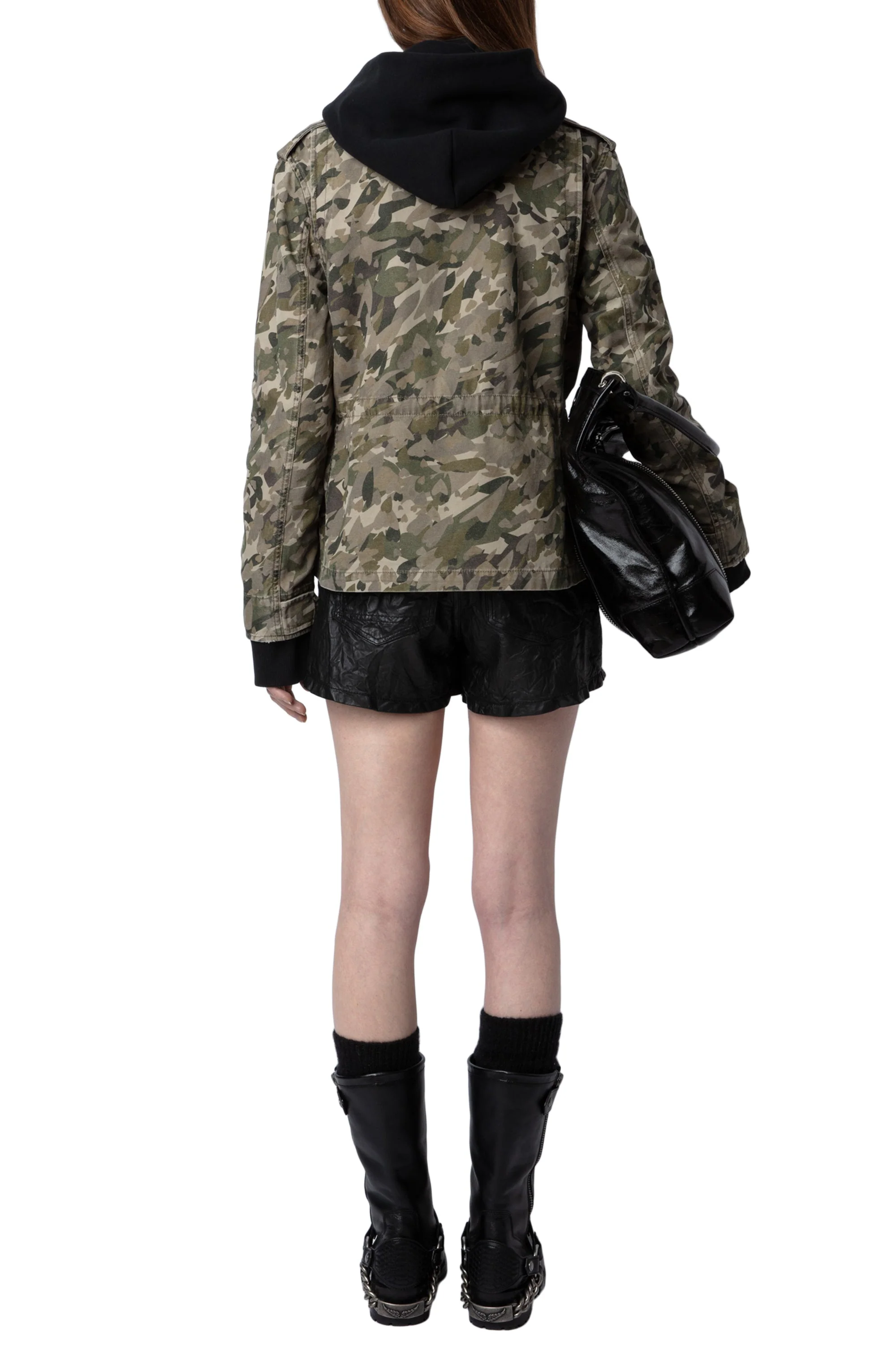 Krisa Canvas Camo Parka | Grass - Image 5