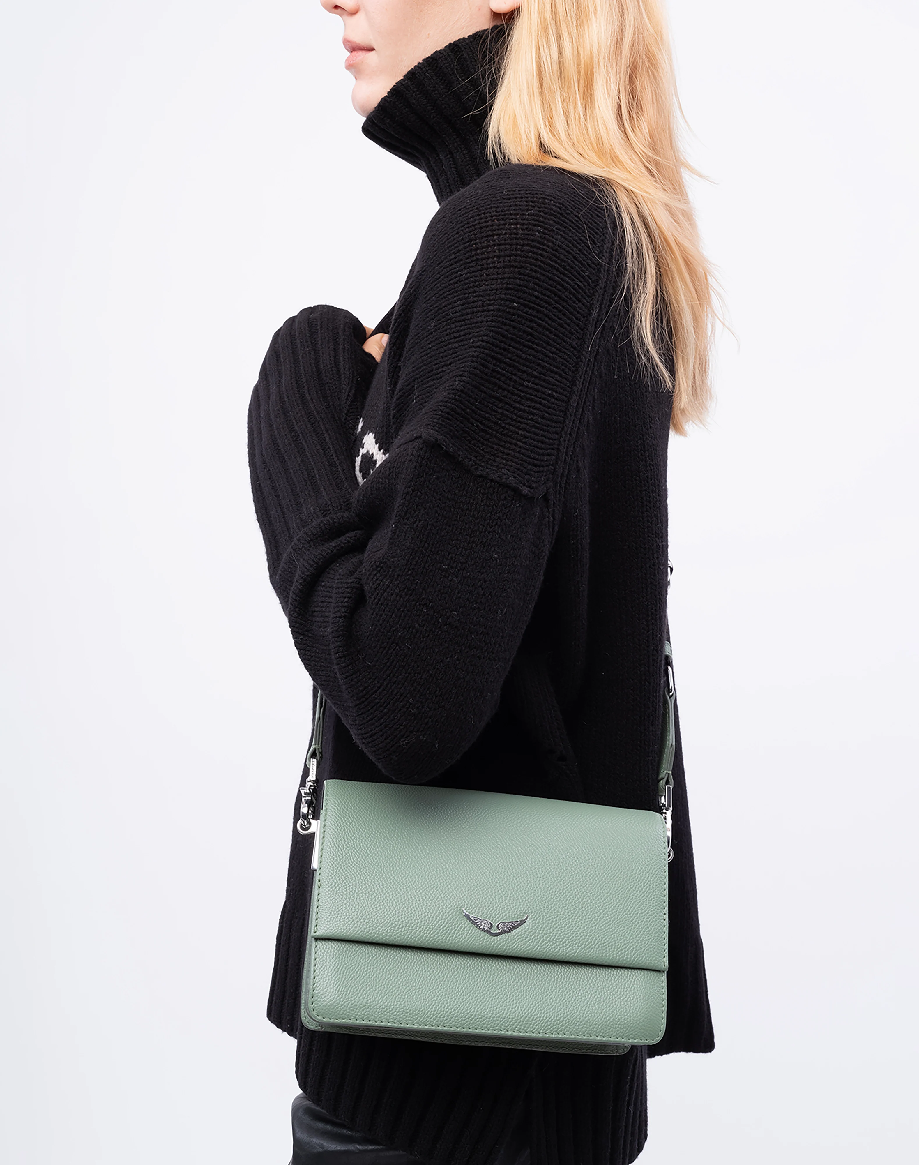 Lolita Wings Grained Leather Bag - I | Soul - Image 4