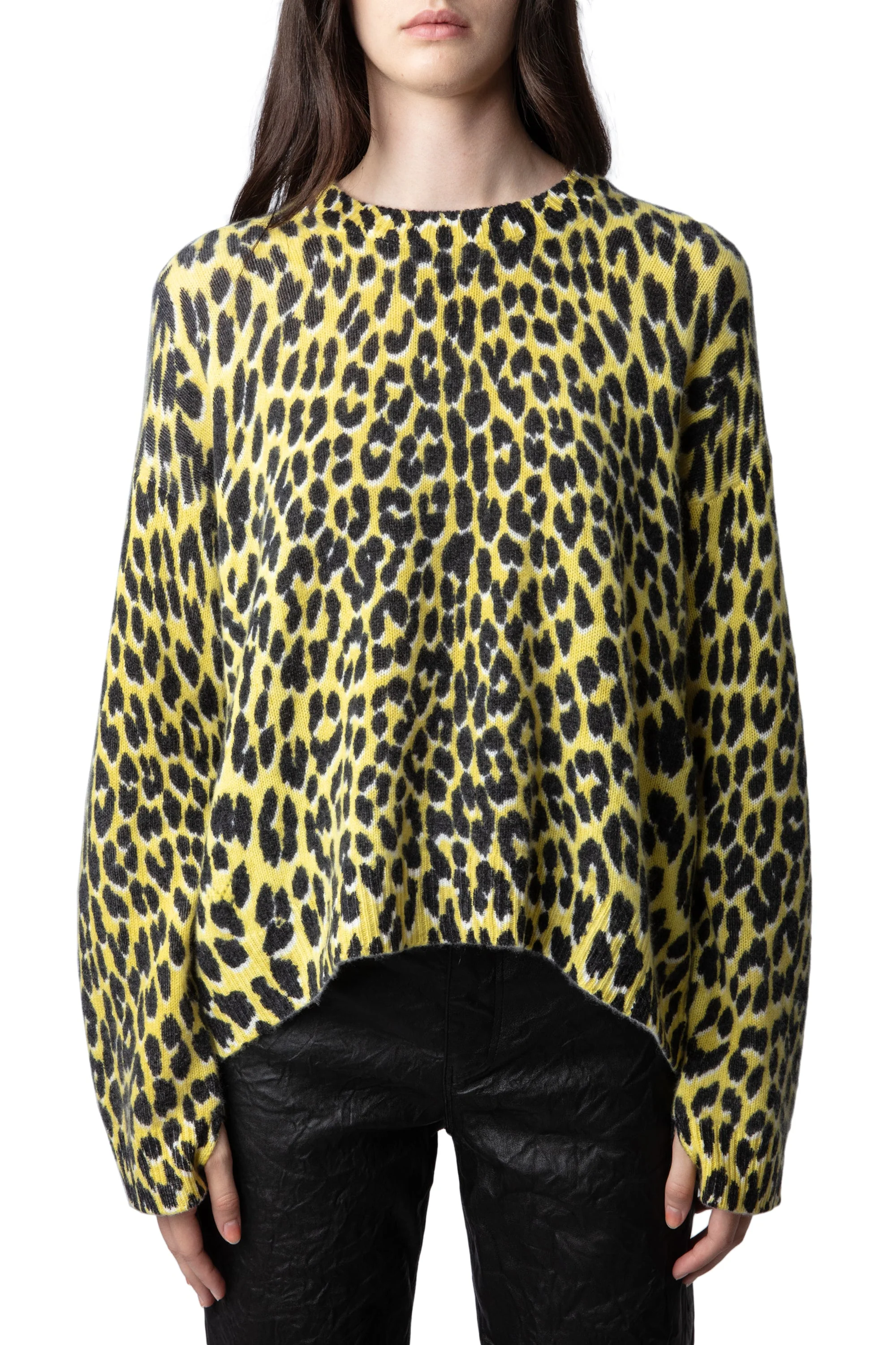 Markus WS Leo Print Sweater | Daffodil