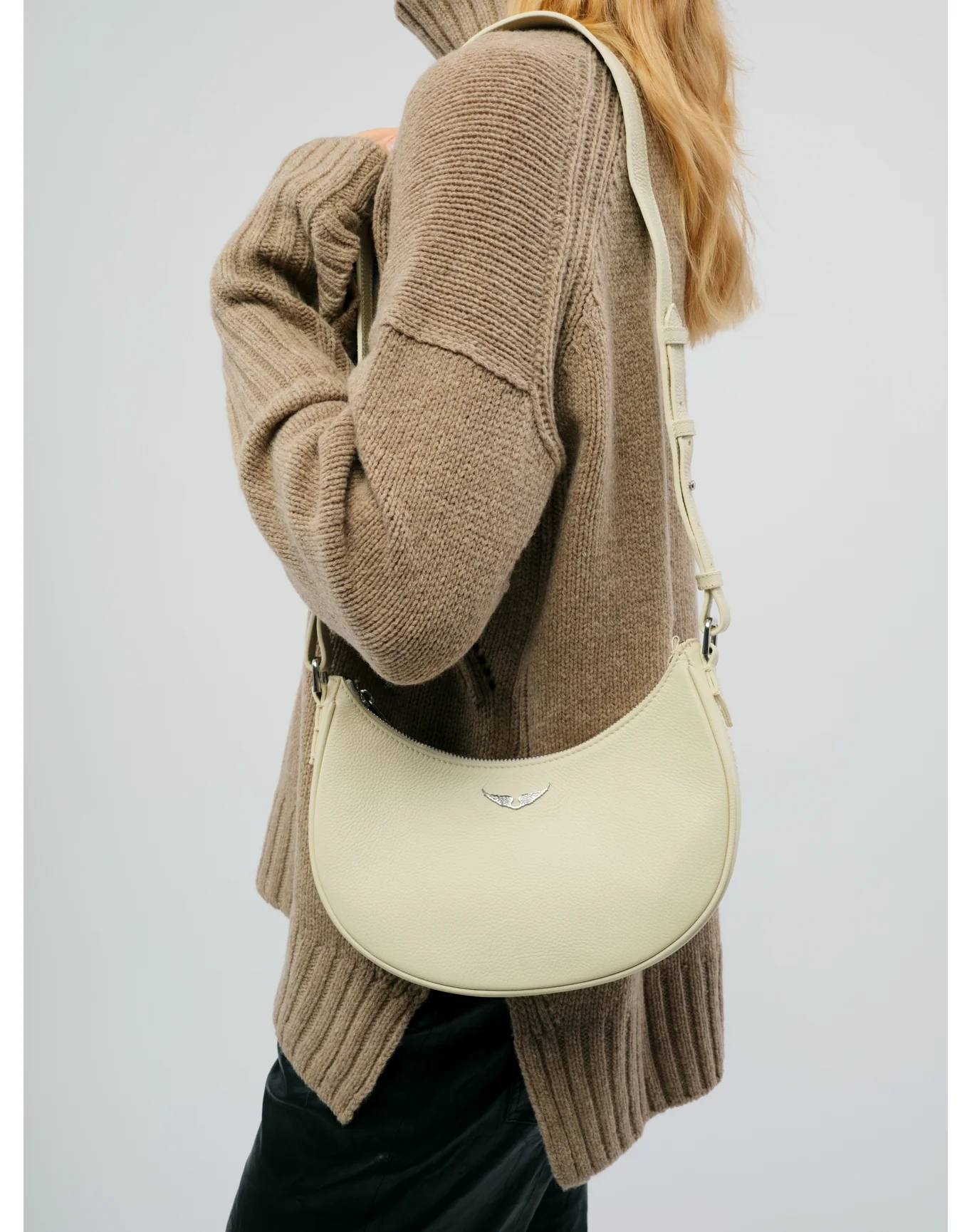 Moonvibe Grained Leather Bag | Flash - Image 5