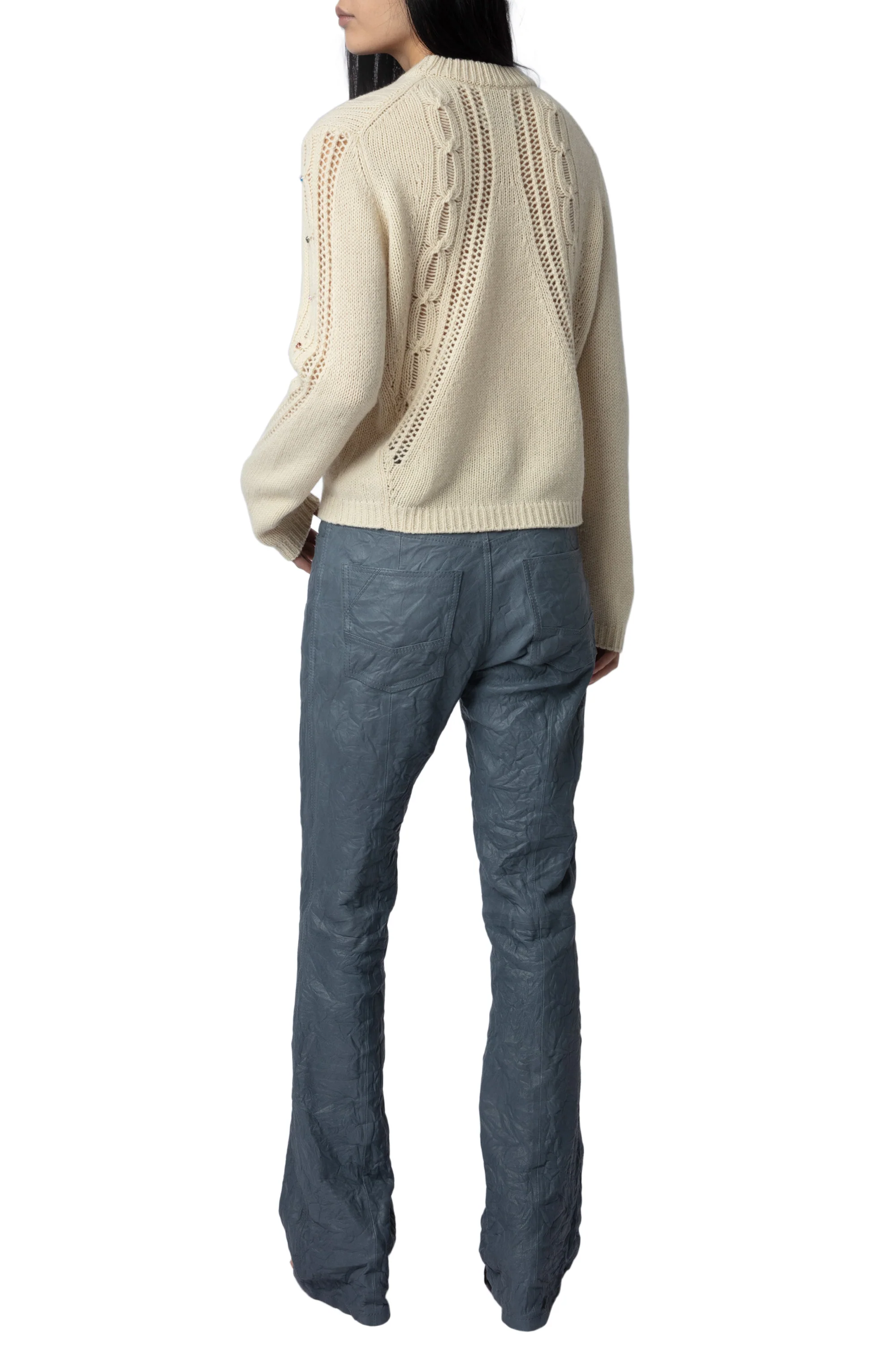 Morley We Cable Sweater | Vanilla - Image 5