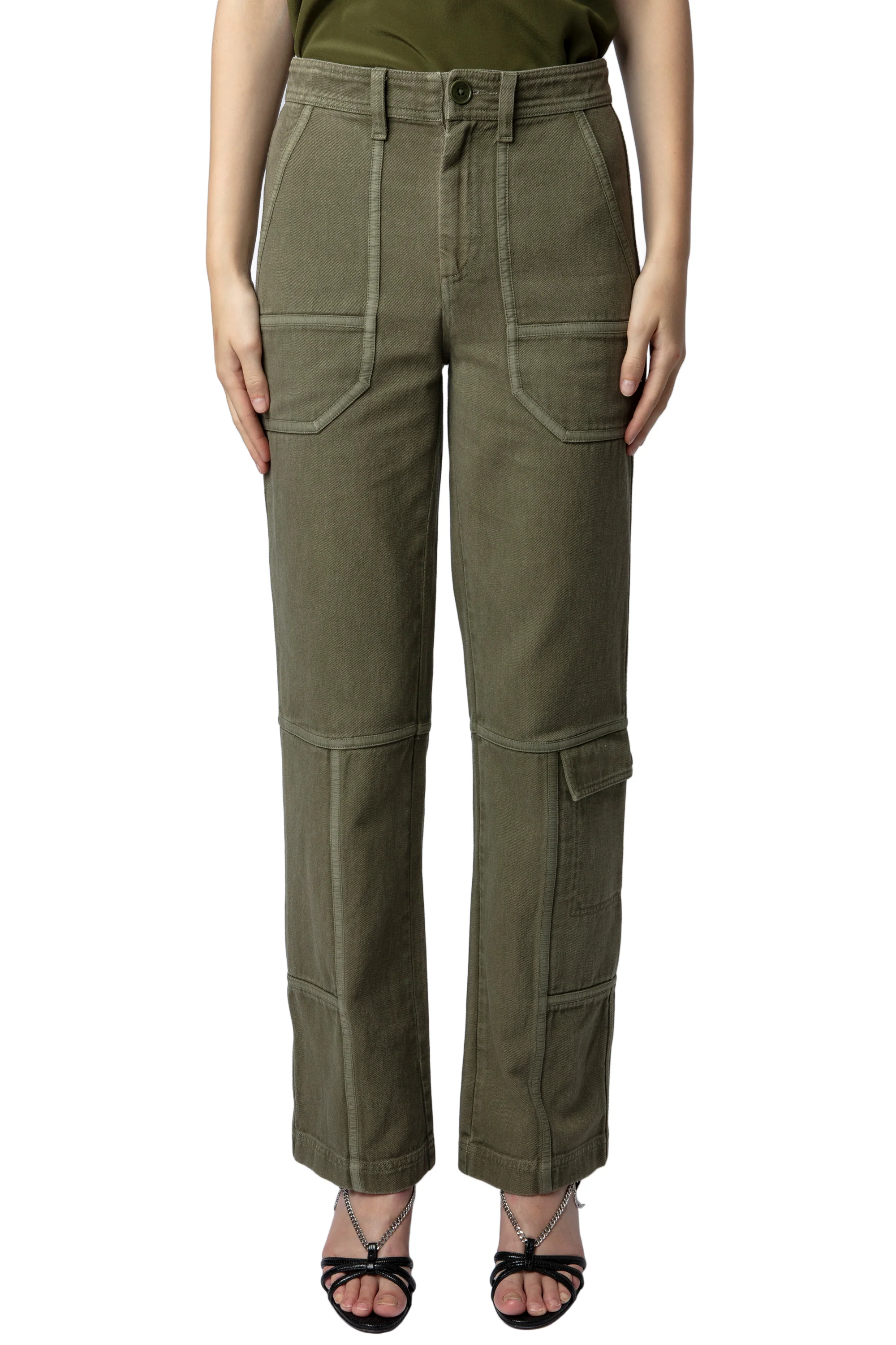 Pepper Cotton Twill Pants | Khaki