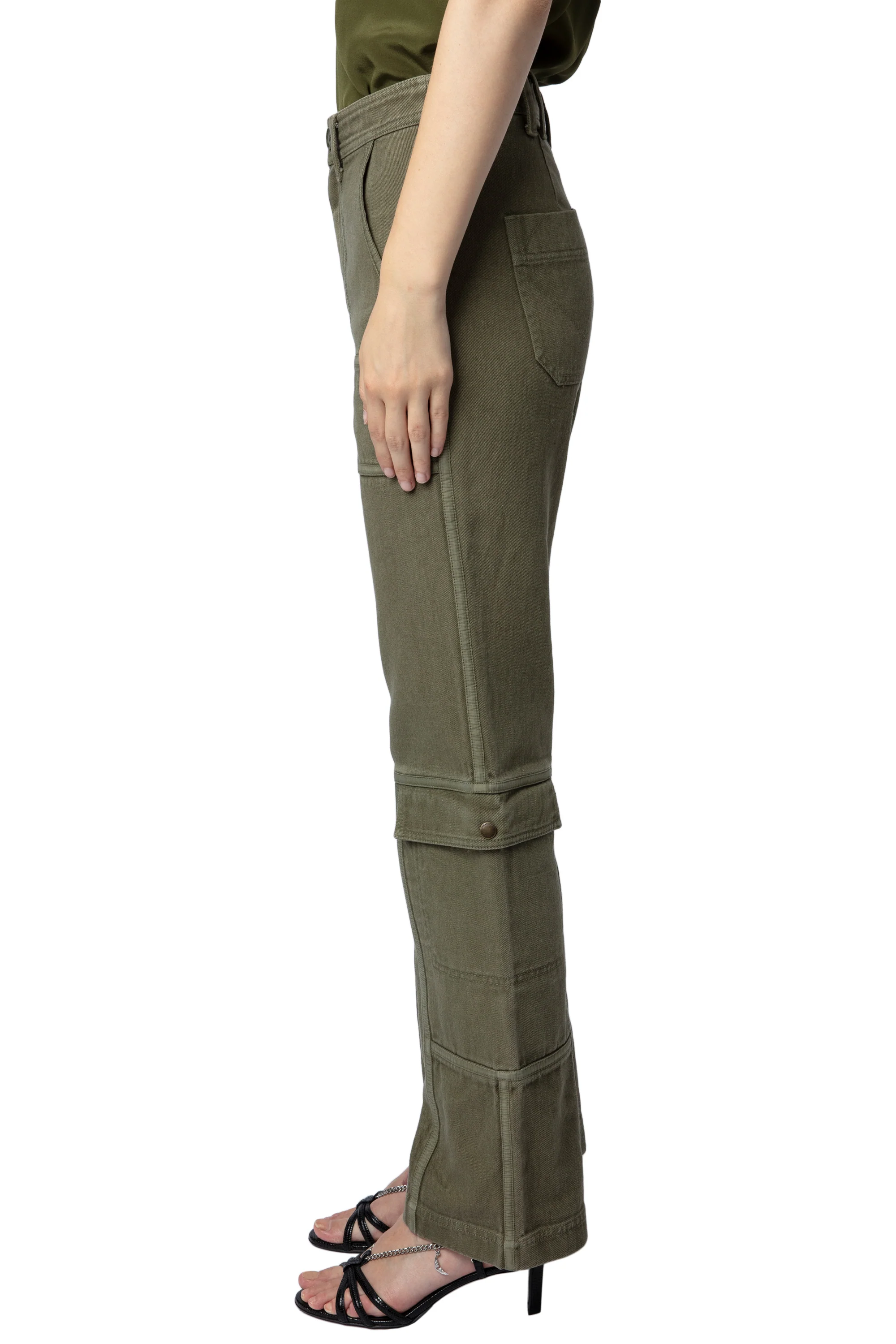 Pepper Cotton Twill Pants | Khaki - Image 3