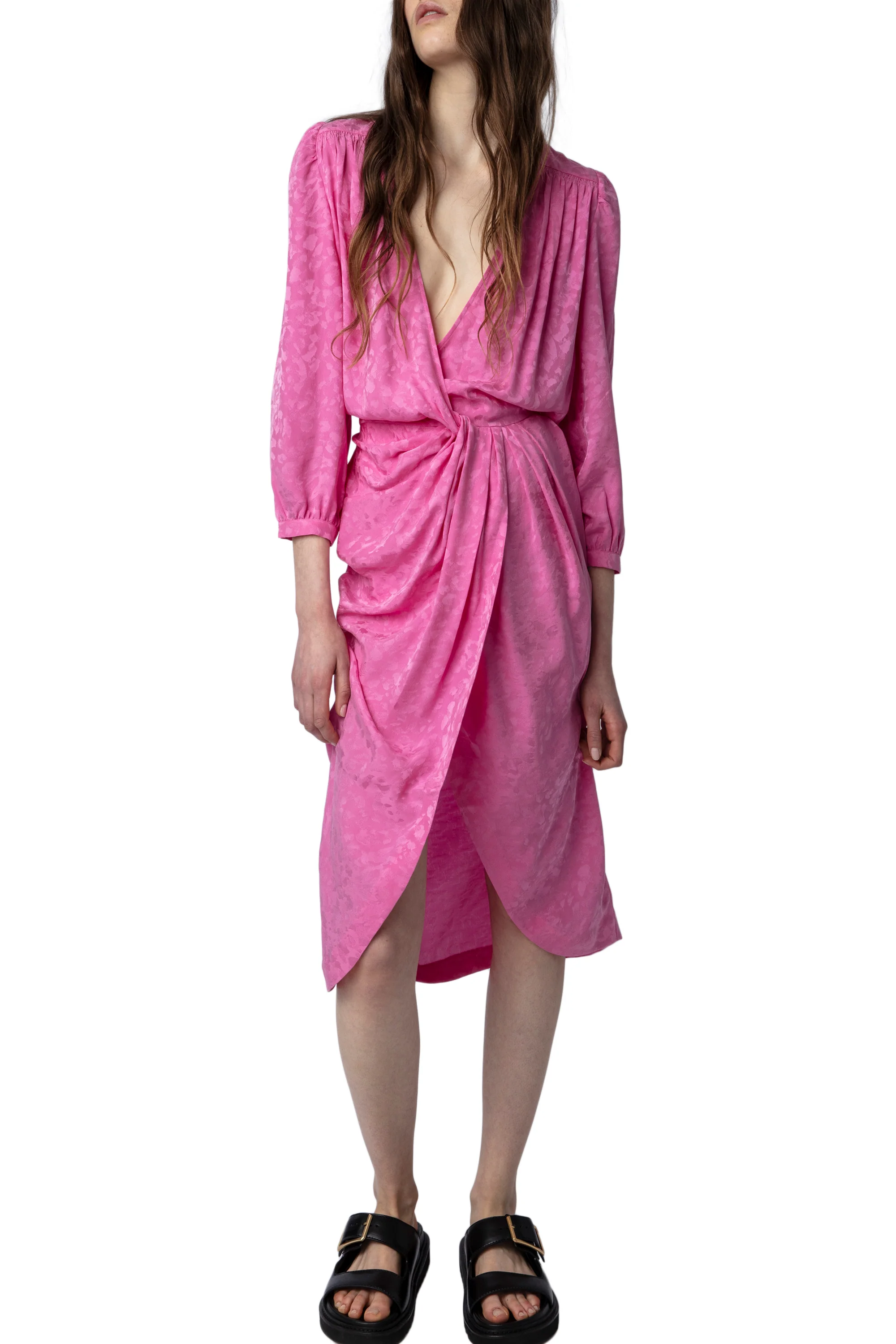 Renew Jacquard Leopard Dress | Tulip - Image 2