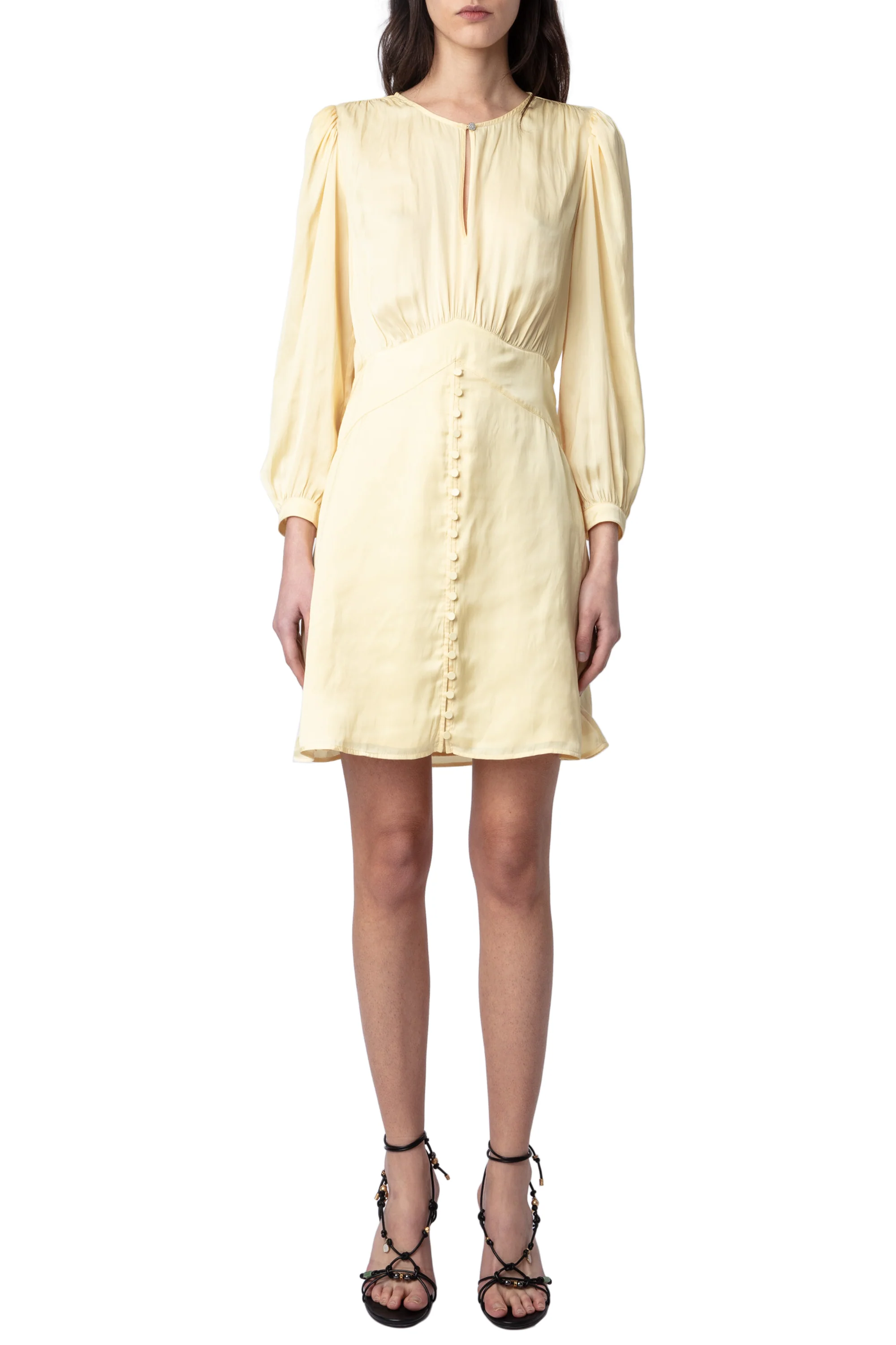 Rhodri Satin Dress | Shea Butter